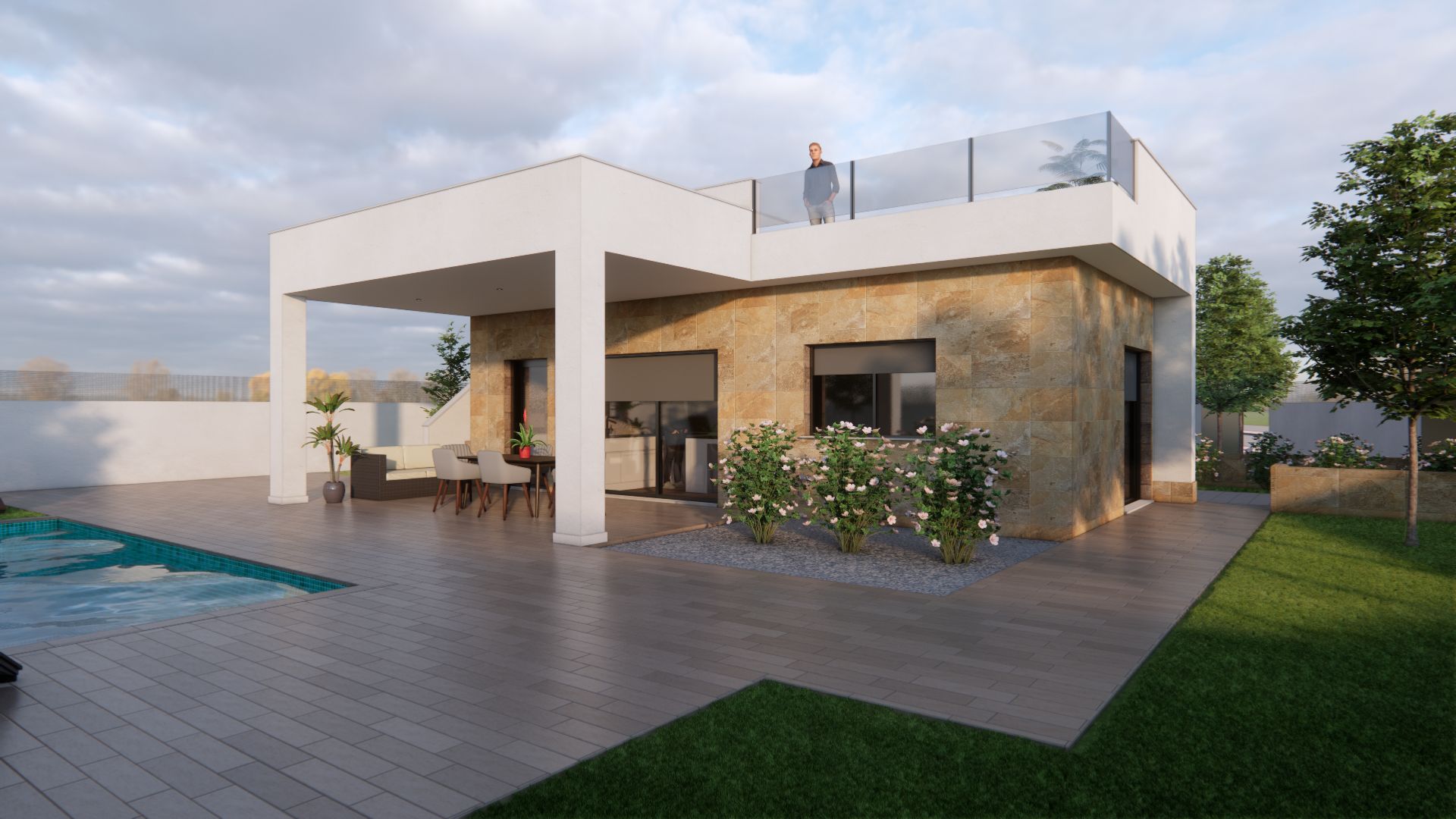 Kitchen in villa for sale in Vistabella