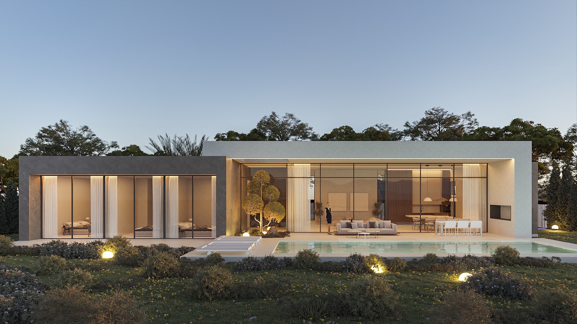 Exklusiv villa i Calpe med privat garage & solarium