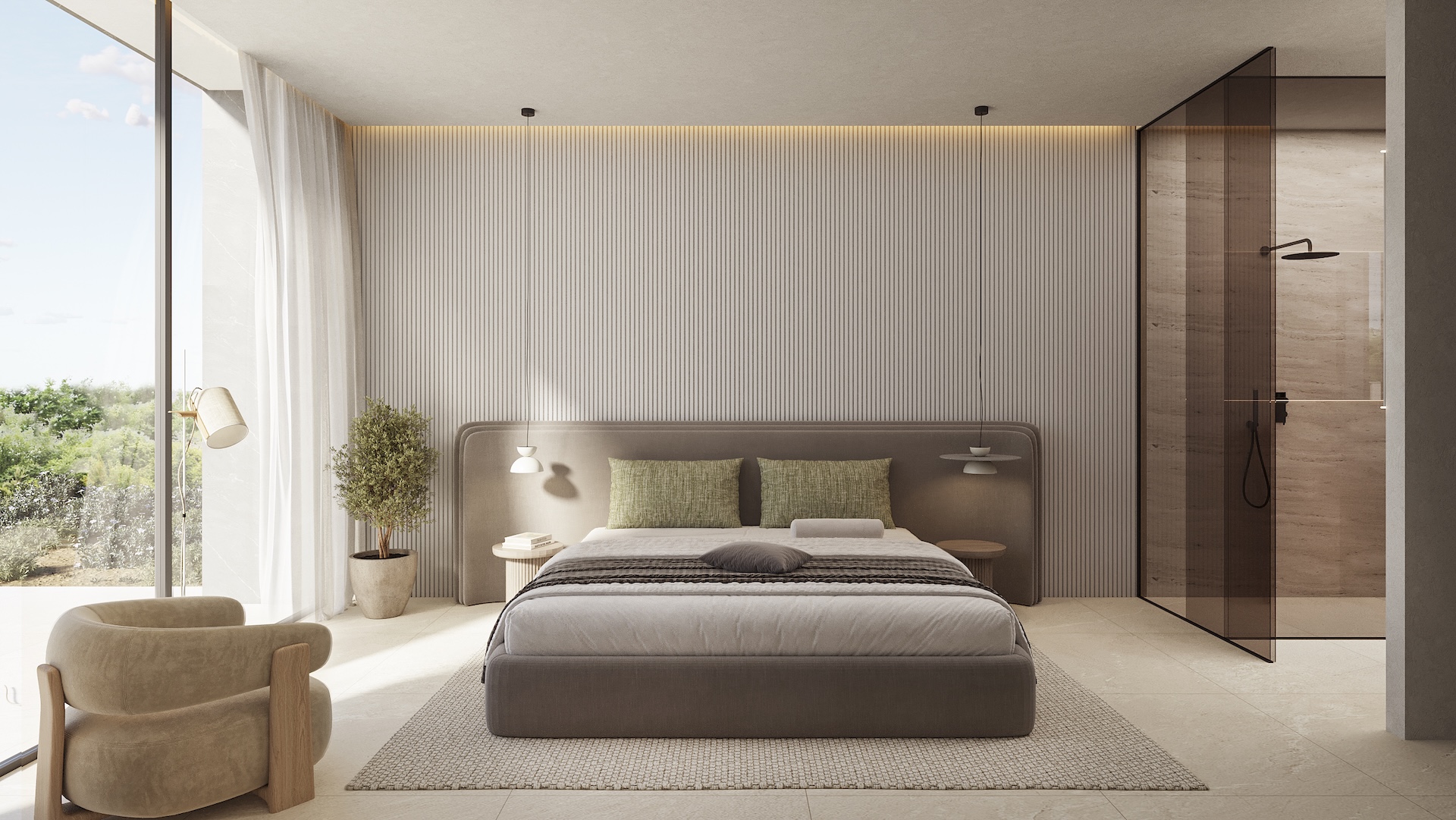 Bedroom in villa for sale in Calpe