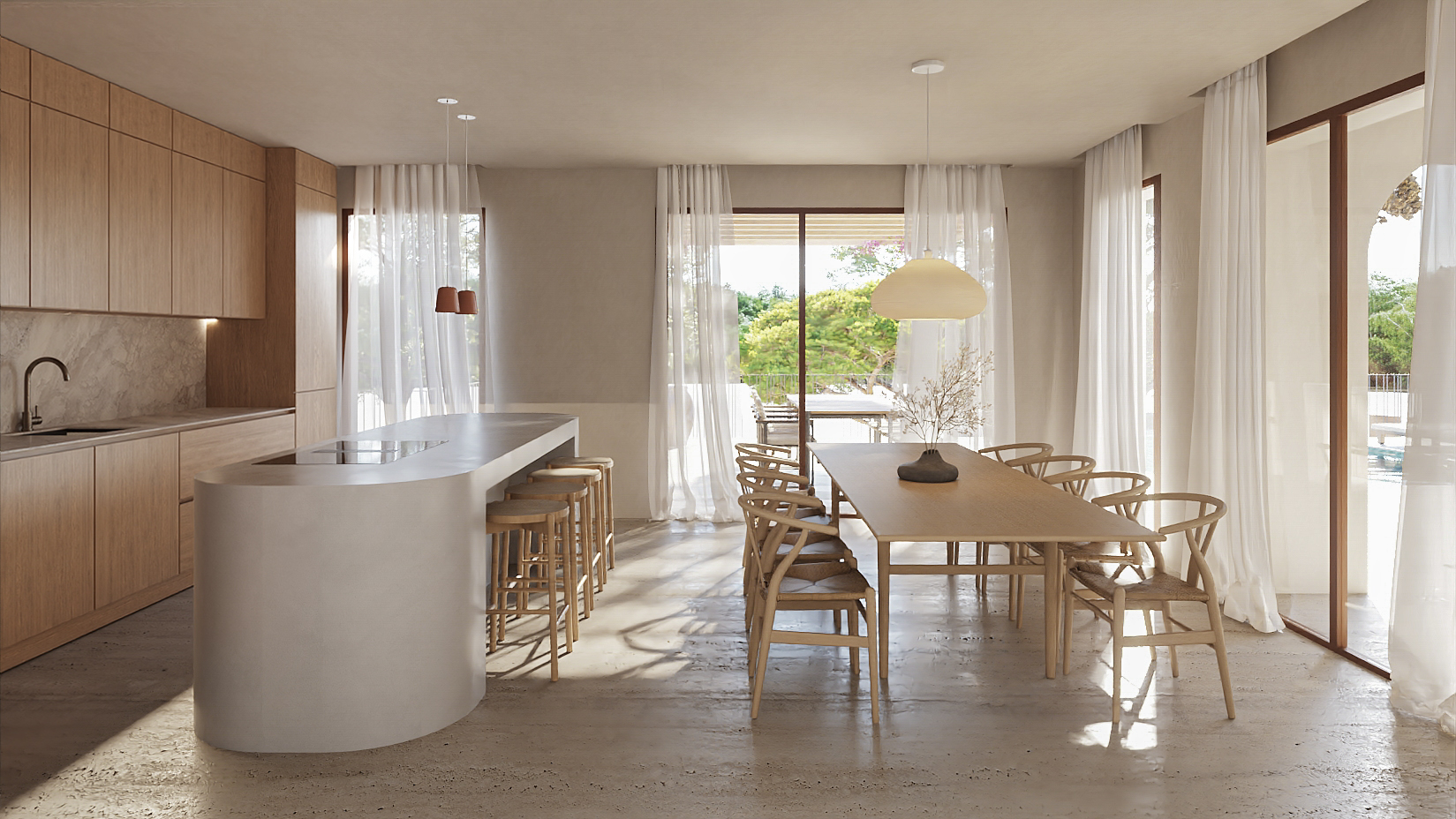 Exterior view in villa for sale in Benissa