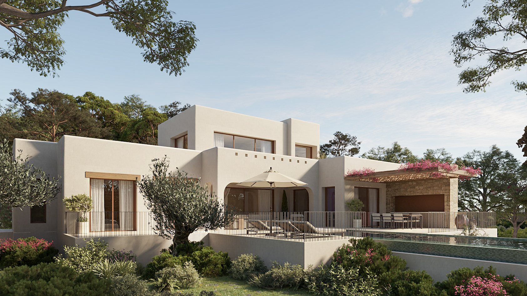 Terrace in villa for sale in Benissa