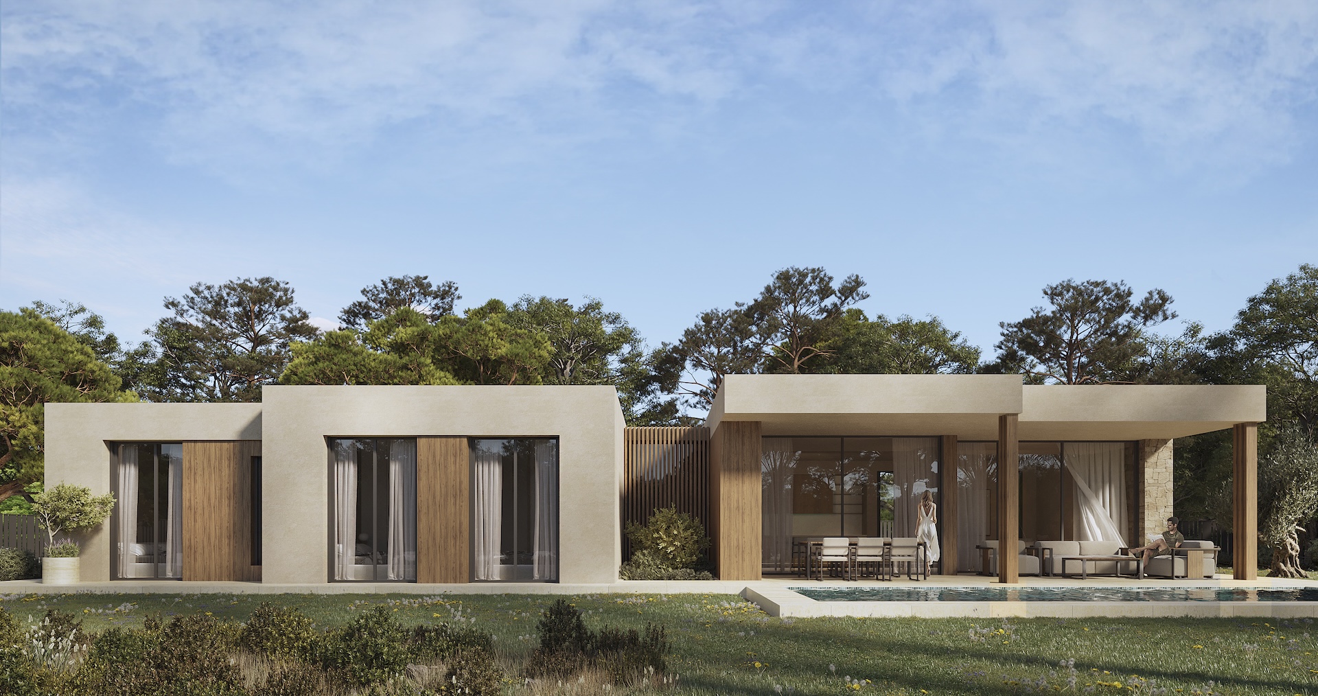 Located in the charming town of Calpe, this exclusive collection of three detached homes offers a pr
