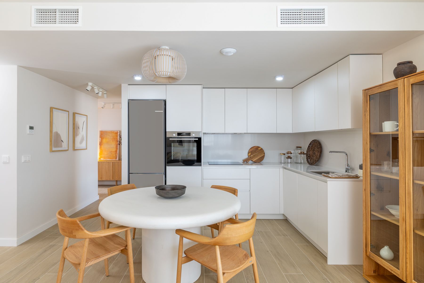 Living room in penthouse for sale in Calpe