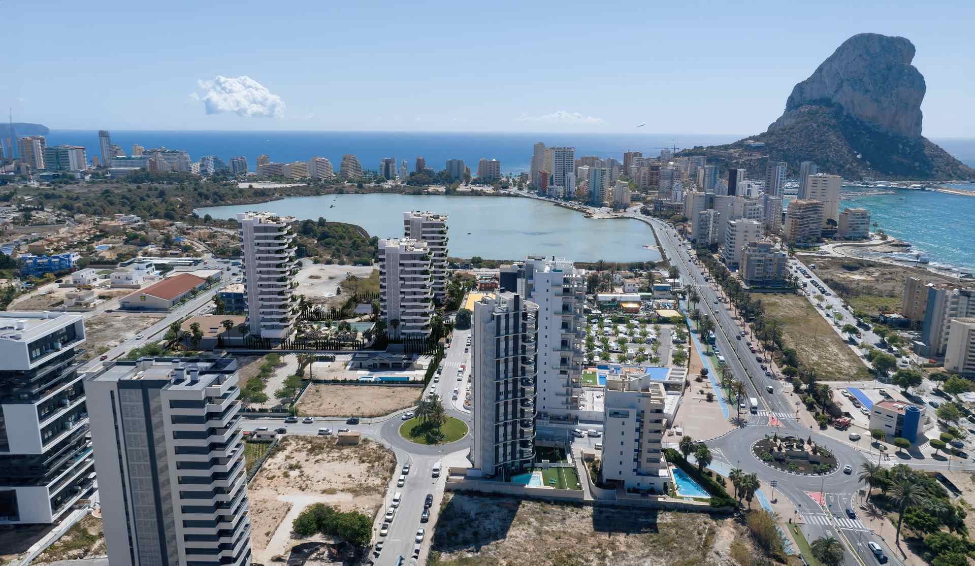 Kitchen in penthouse for sale in Calpe