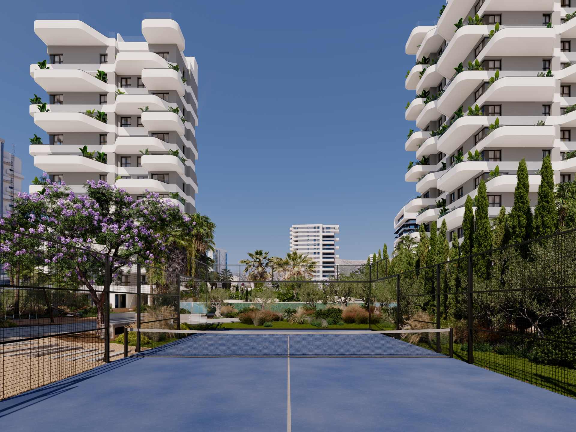 Garden in apartment for sale in Calpe