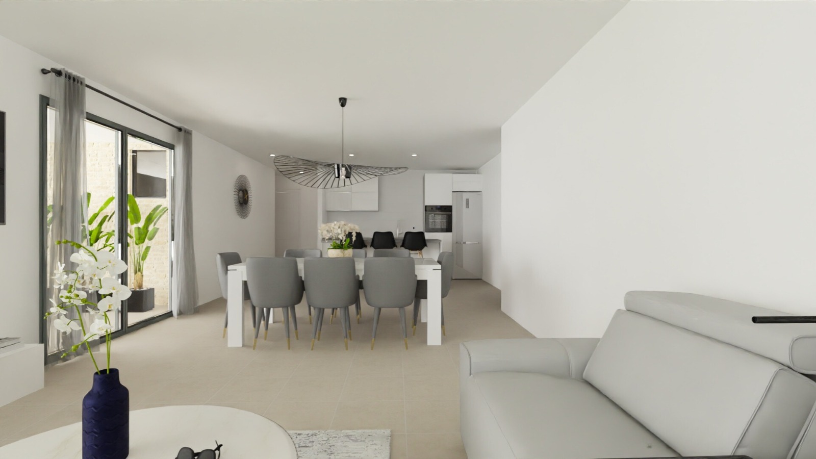 Kitchen in villa for sale in Monforte del Cid
