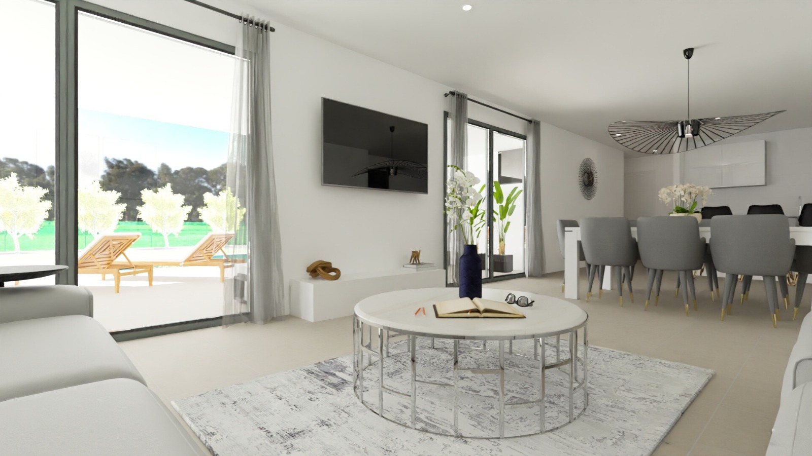 Terrace in villa for sale in Monforte del Cid