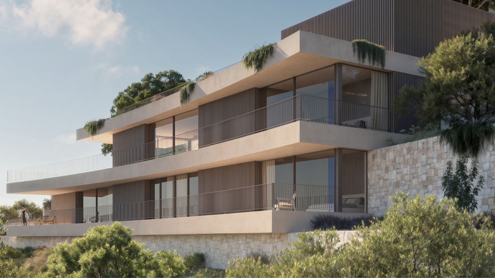 Terrace in villa for sale in Moraira