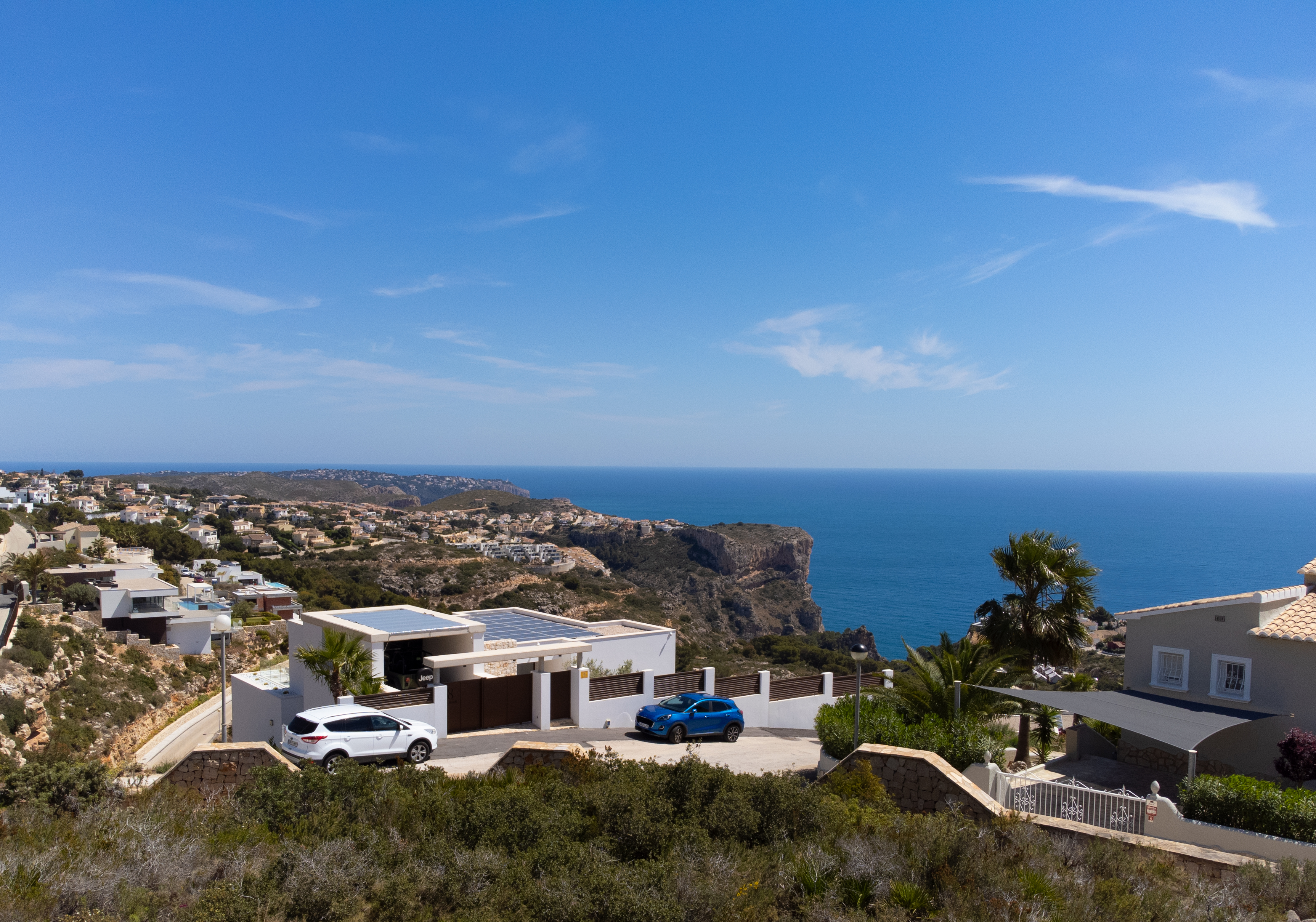 Pool area in villa for sale in Cumbre del Sol