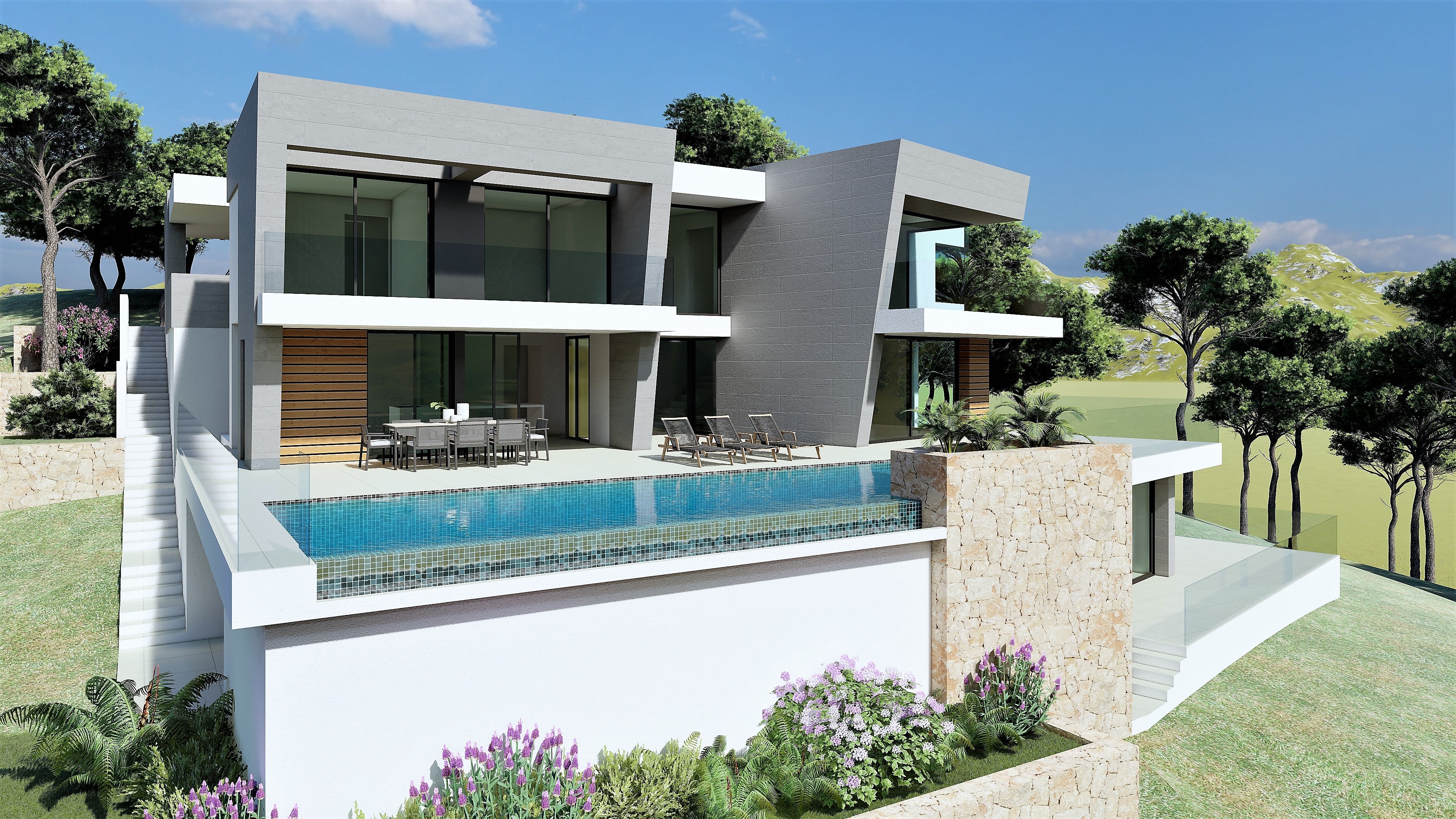 Bedroom in villa for sale in Cumbre del Sol