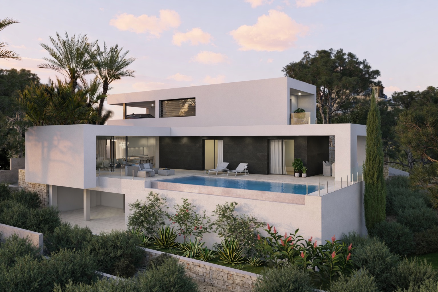 Dining area in villa for sale in Cumbre del Sol
