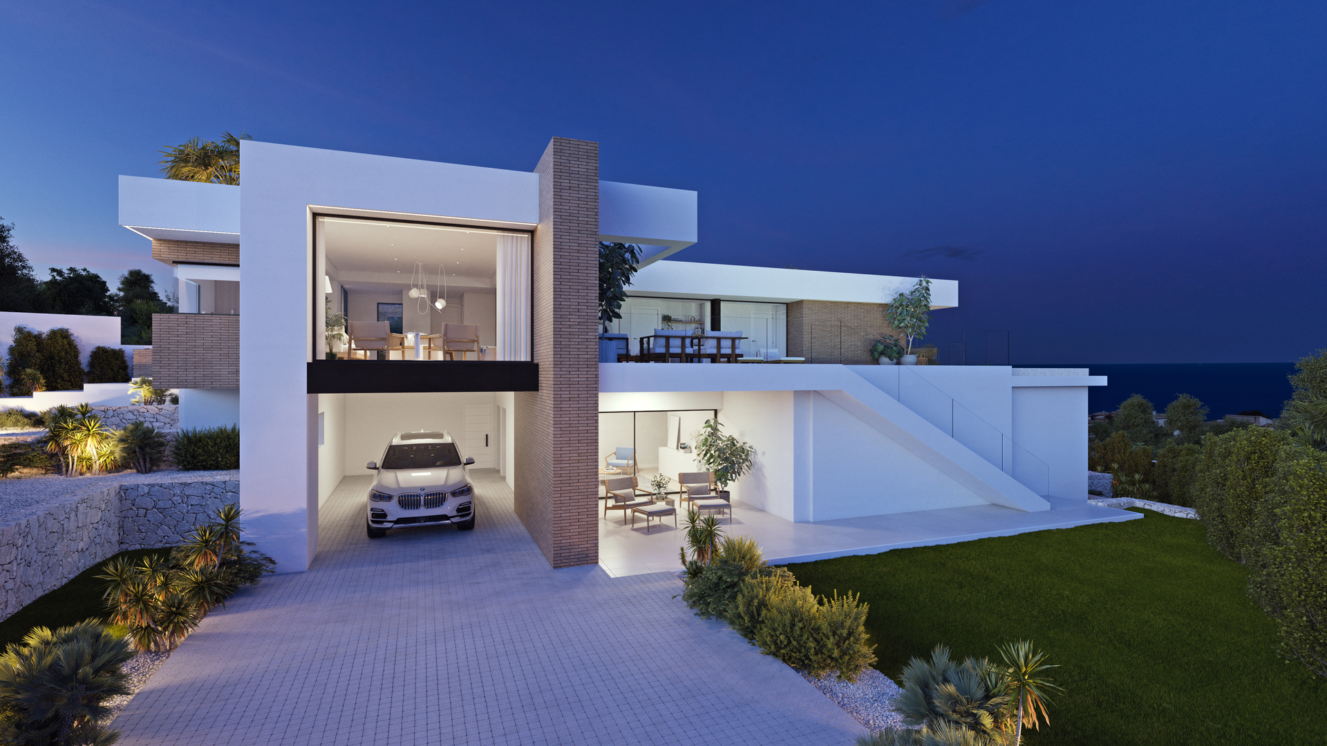 Garden in villa for sale in Cumbre del Sol