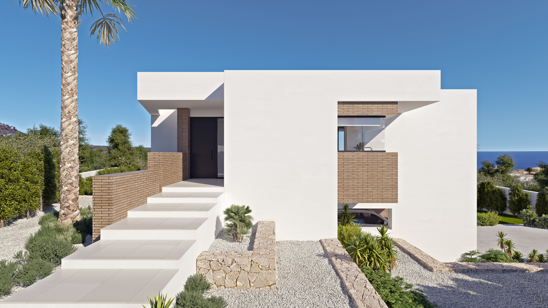 Terrace in villa for sale in Cumbre del Sol