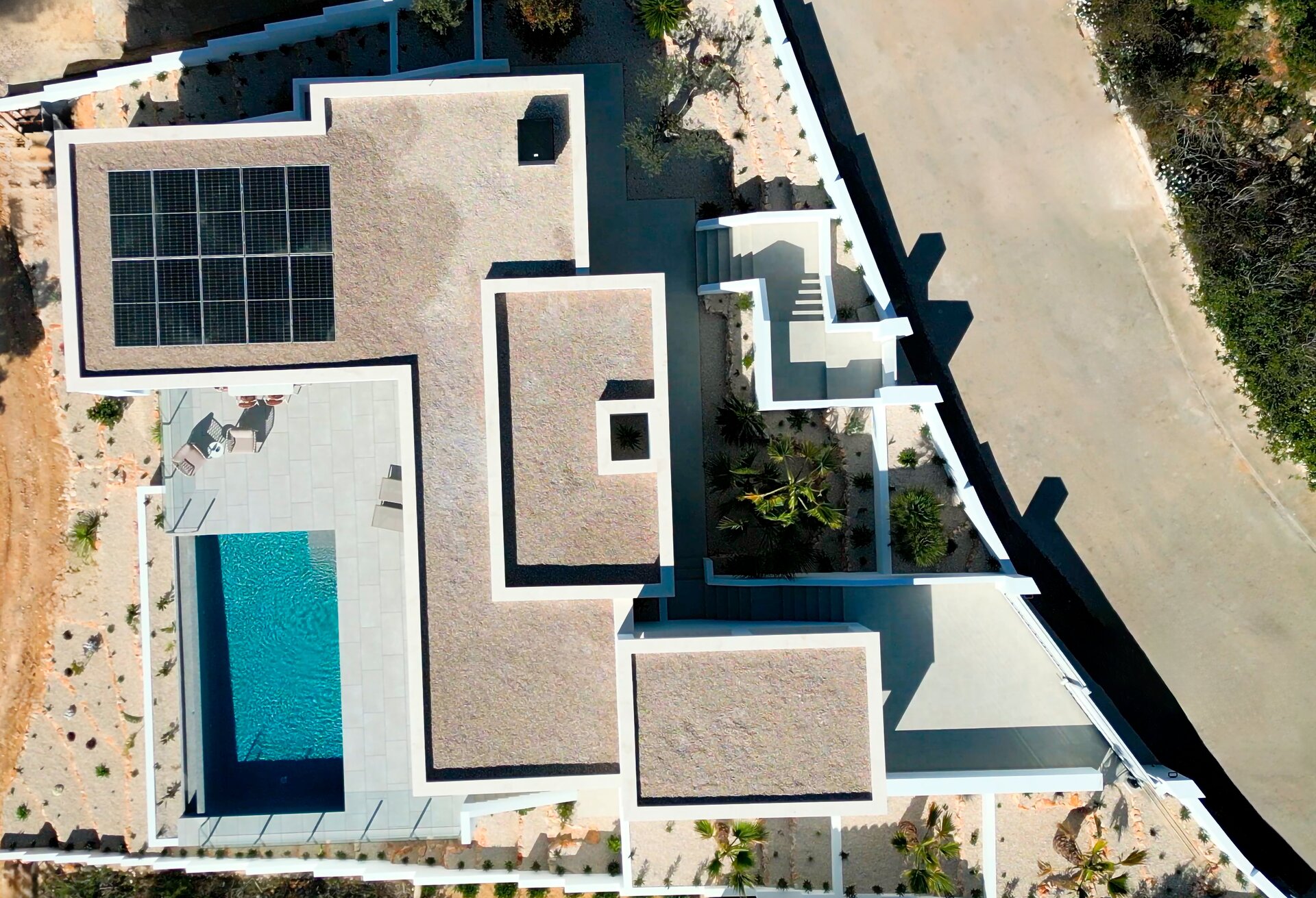 Exterior view in villa for sale in Cumbre del Sol