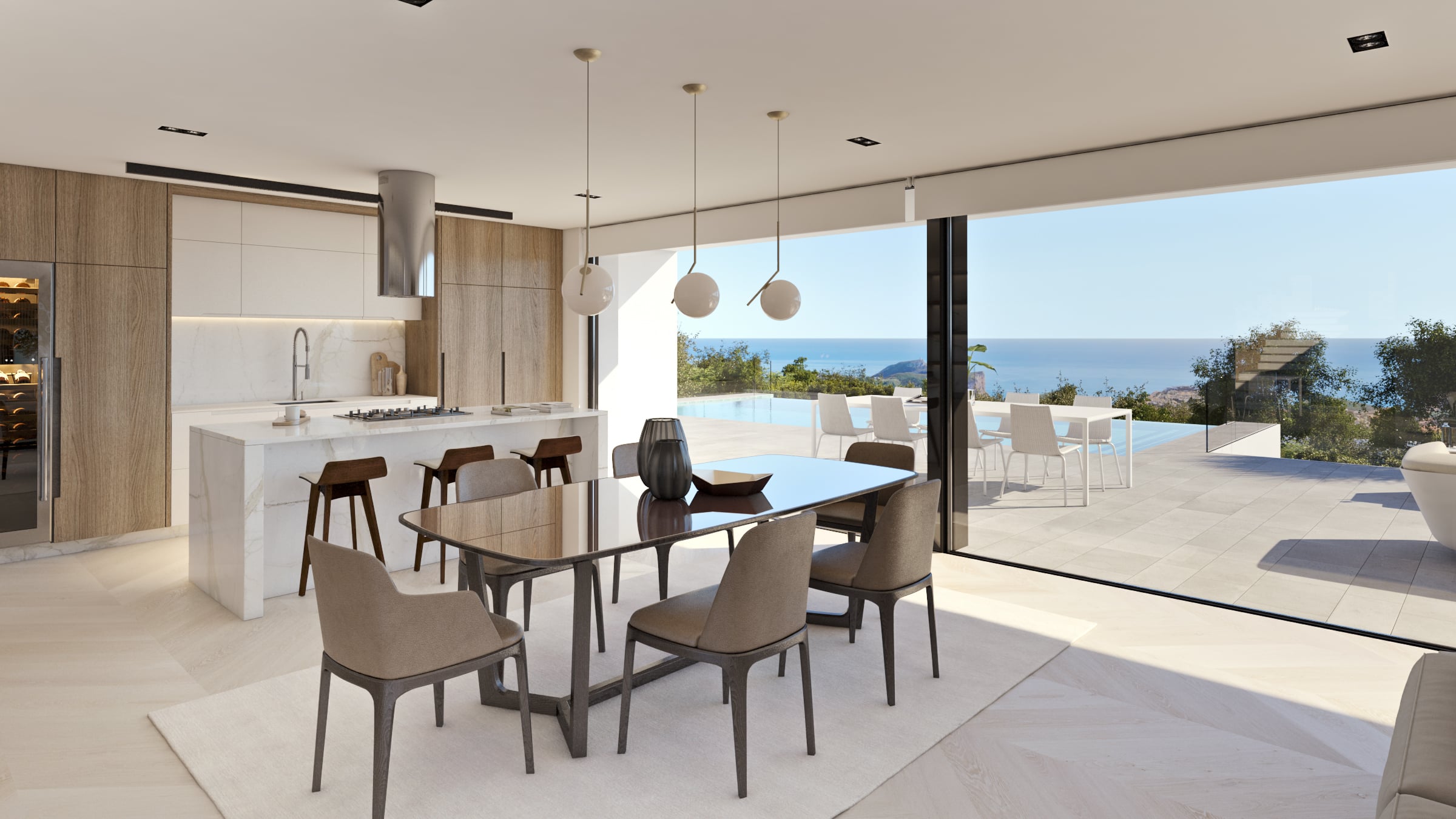 Living room in villa for sale in Cumbre del Sol