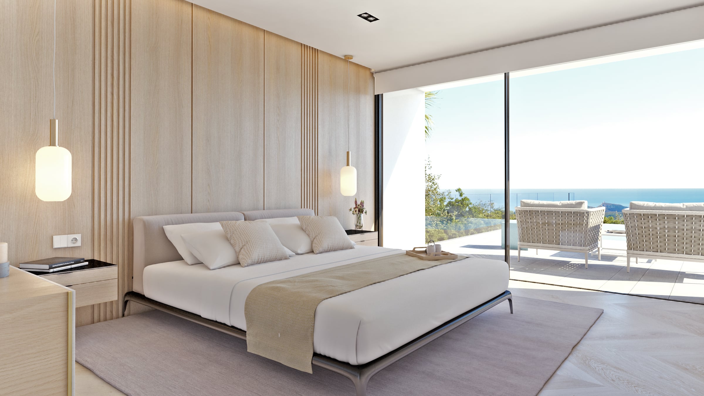 Located in the exclusive area of Cumbre del Sol, this villa offers a privileged setting with sea vie