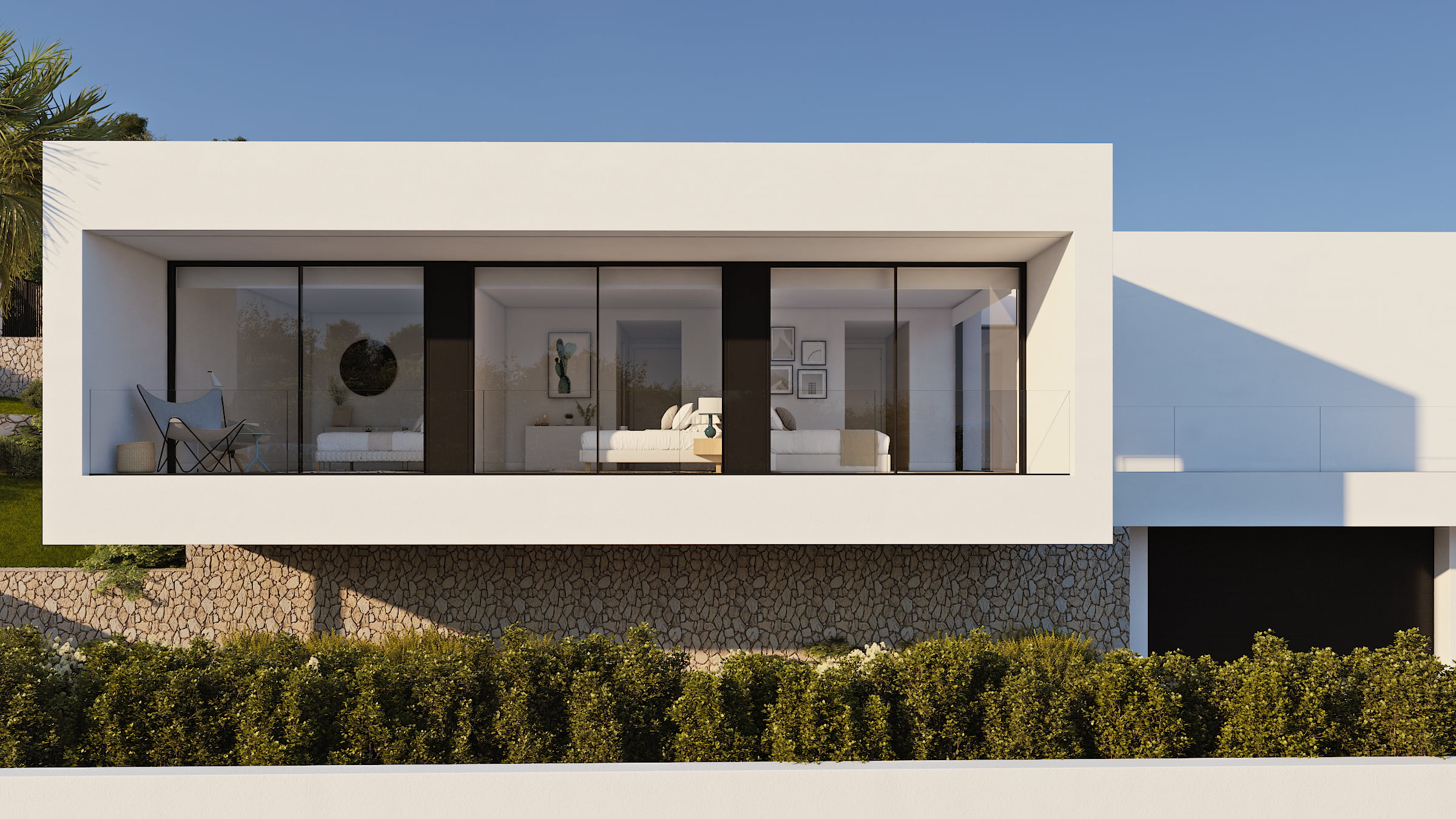 Located in the exclusive area of Cumbre del Sol, this villa offers a privileged setting with sea vie
