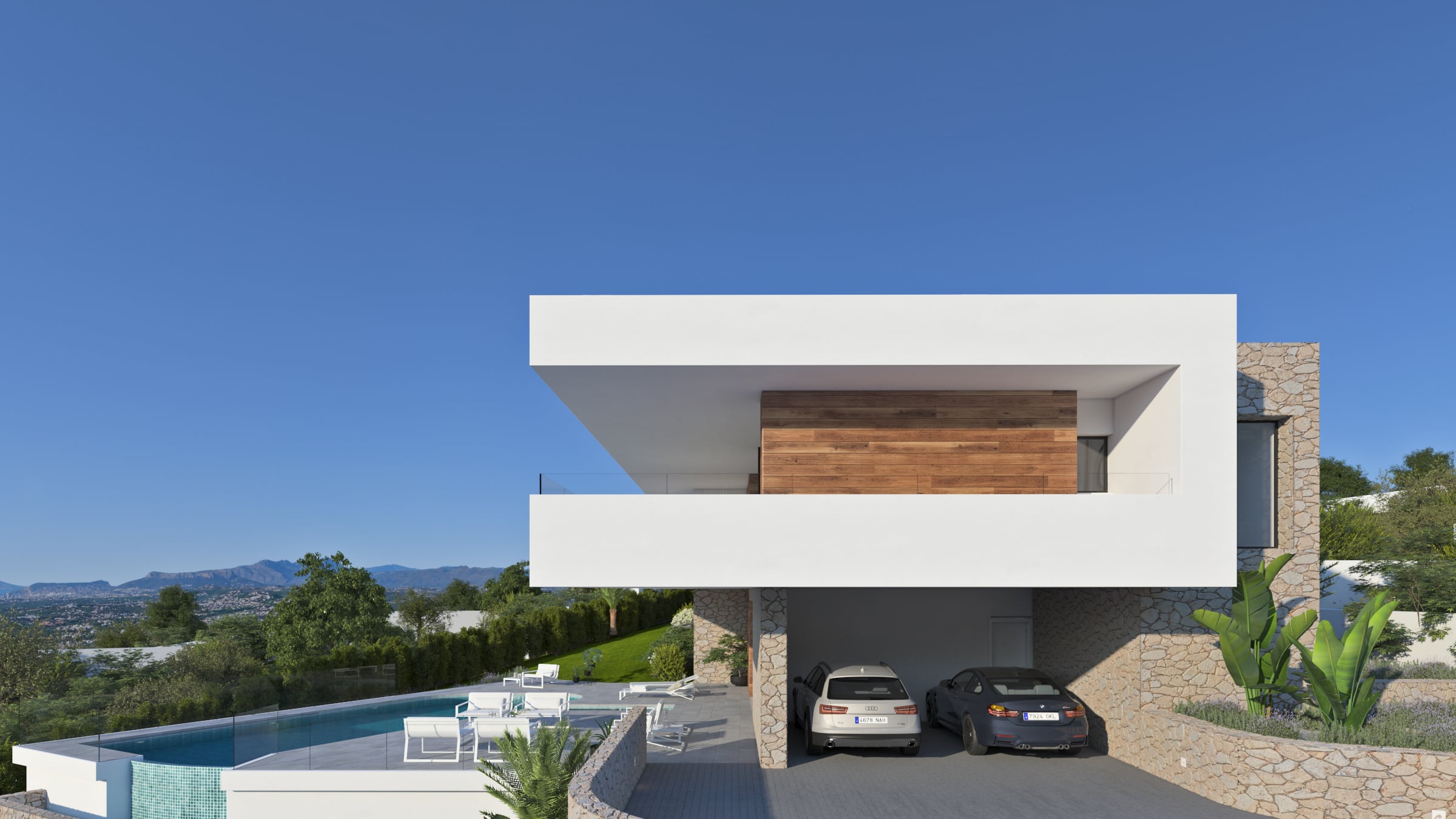 Located in the exclusive area of Cumbre del Sol, this villa offers a privileged setting with sea vie