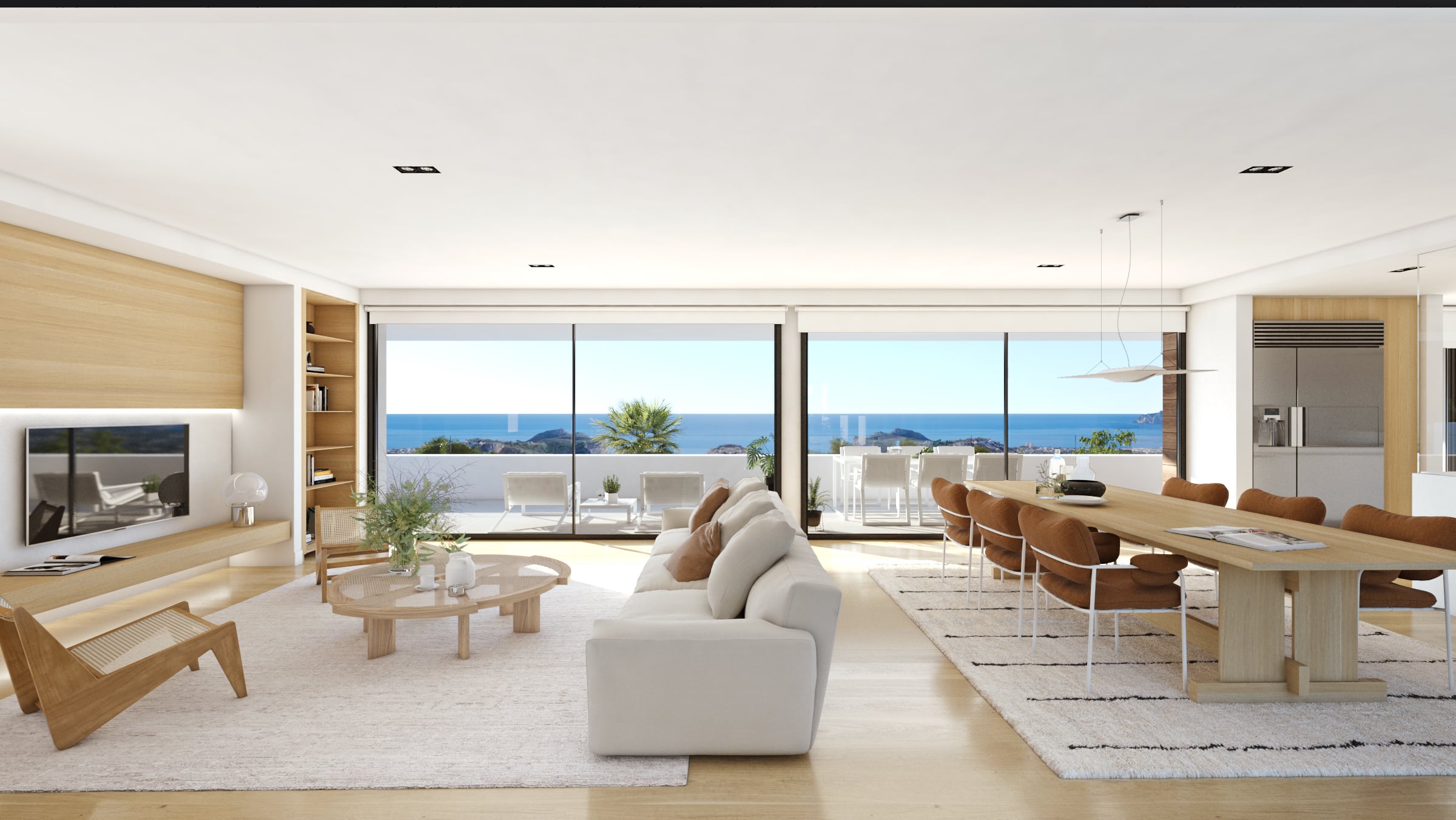Dining area in villa for sale in Cumbre del Sol