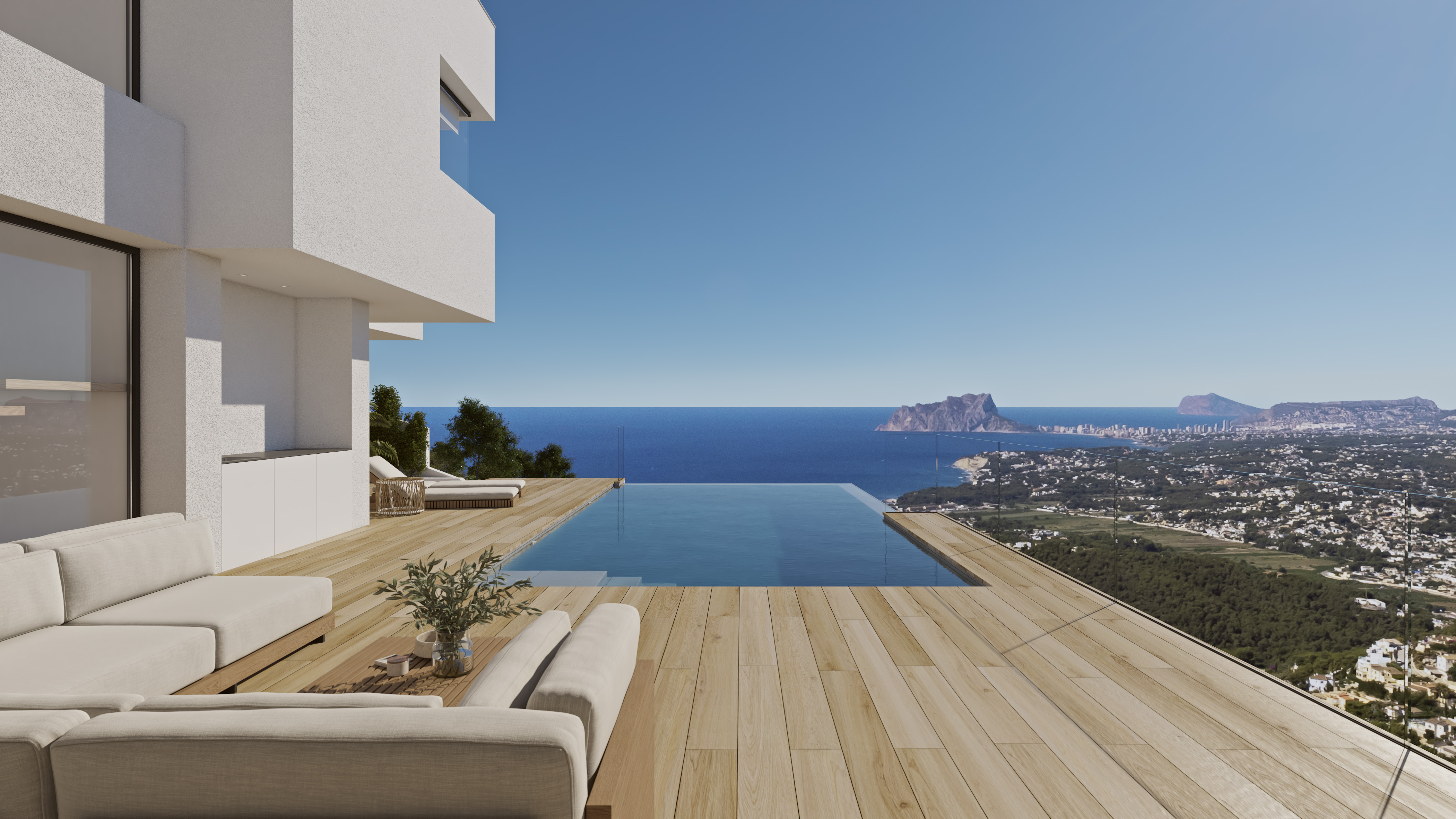 Exterior view in villa for sale in Cumbre del Sol