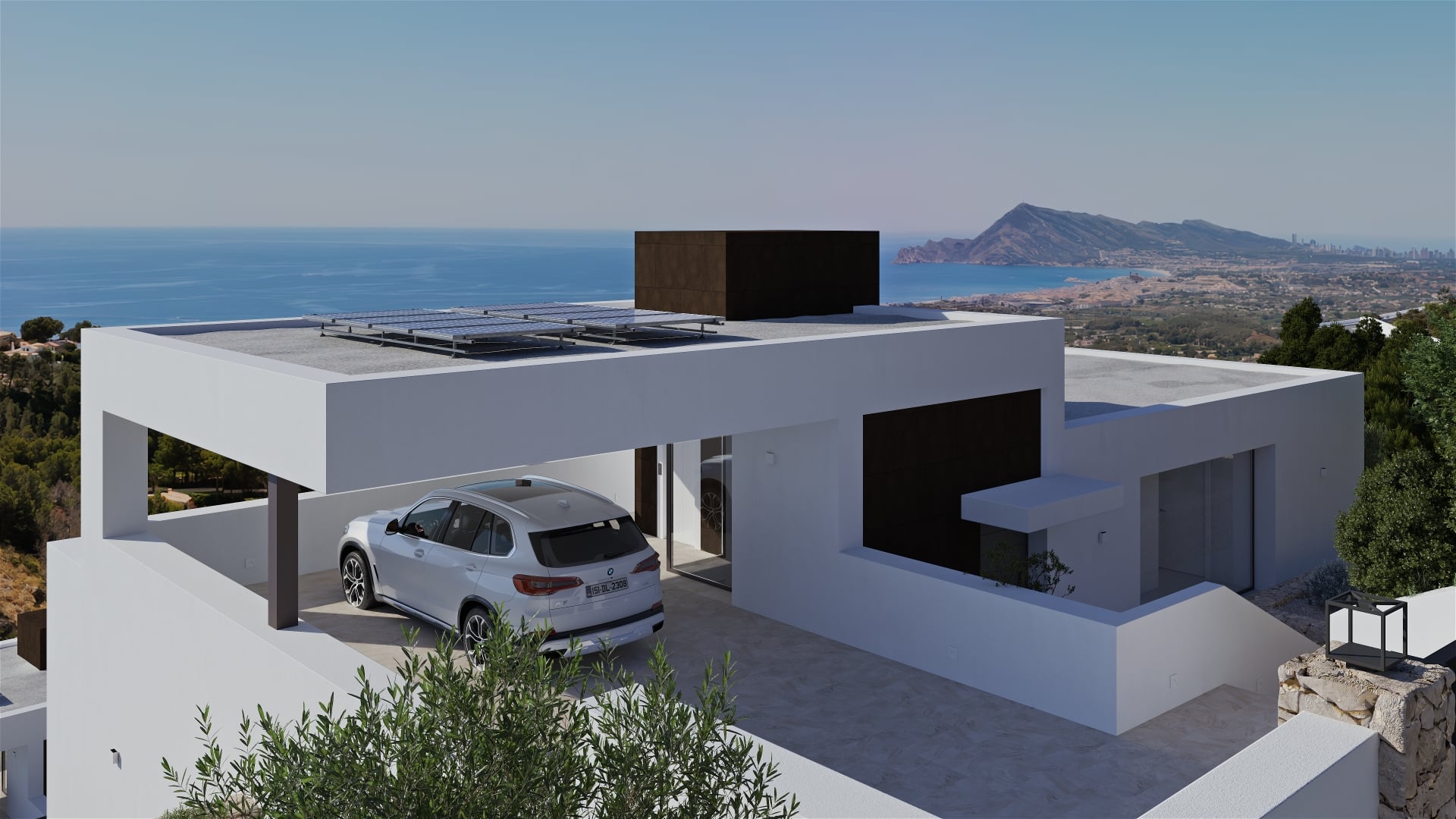 Bathroom in villa for sale in Altea
