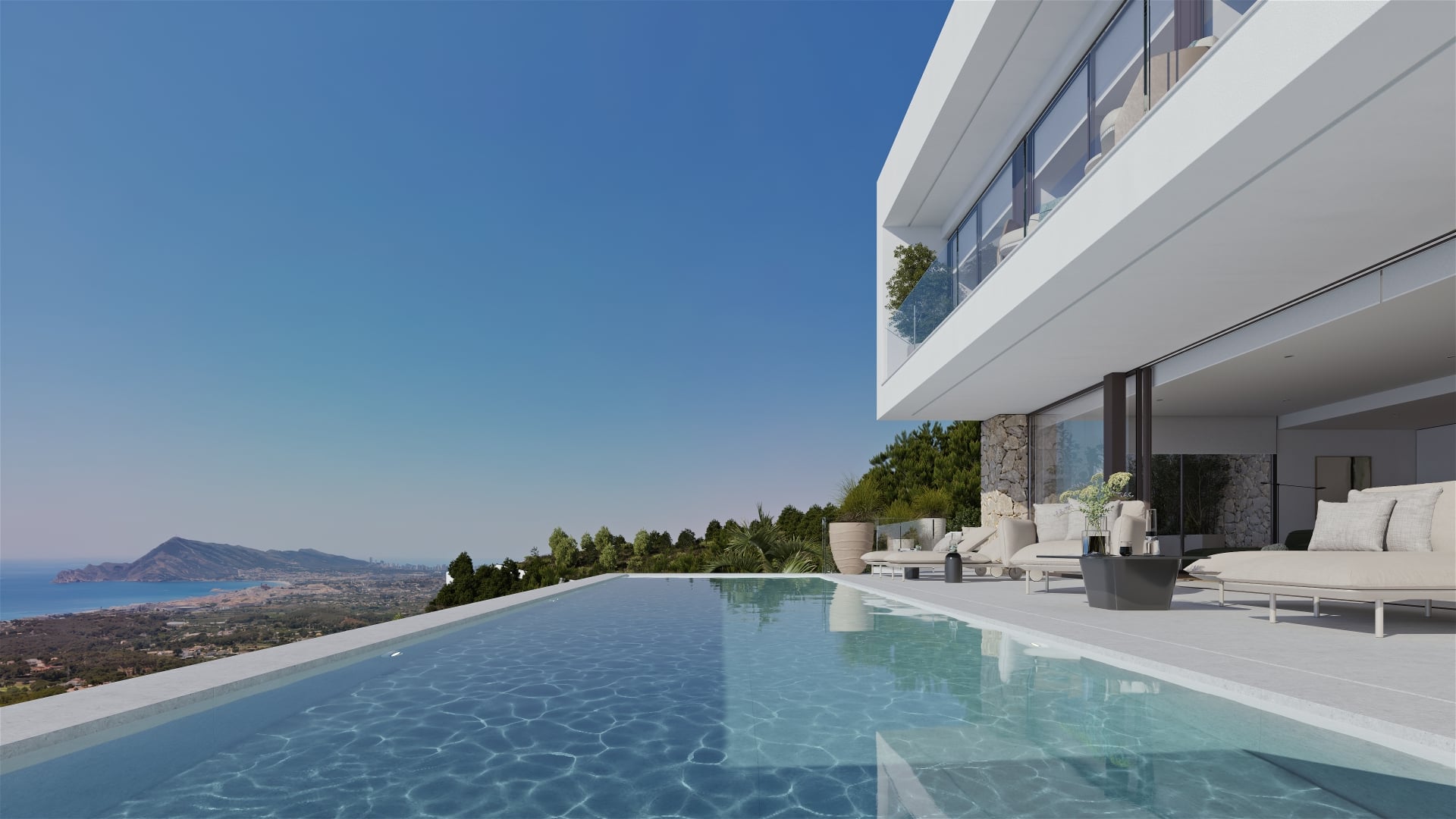 Dining area in villa for sale in Altea