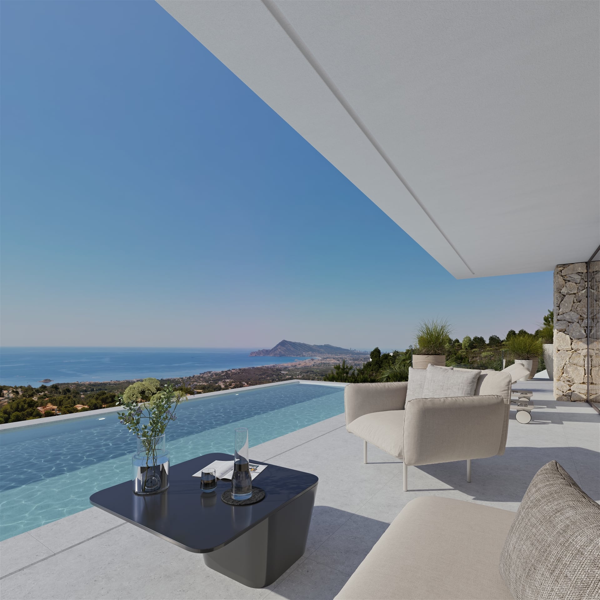 Located in the charming town of Altea, these exclusive villas offer a privileged setting with sea vi