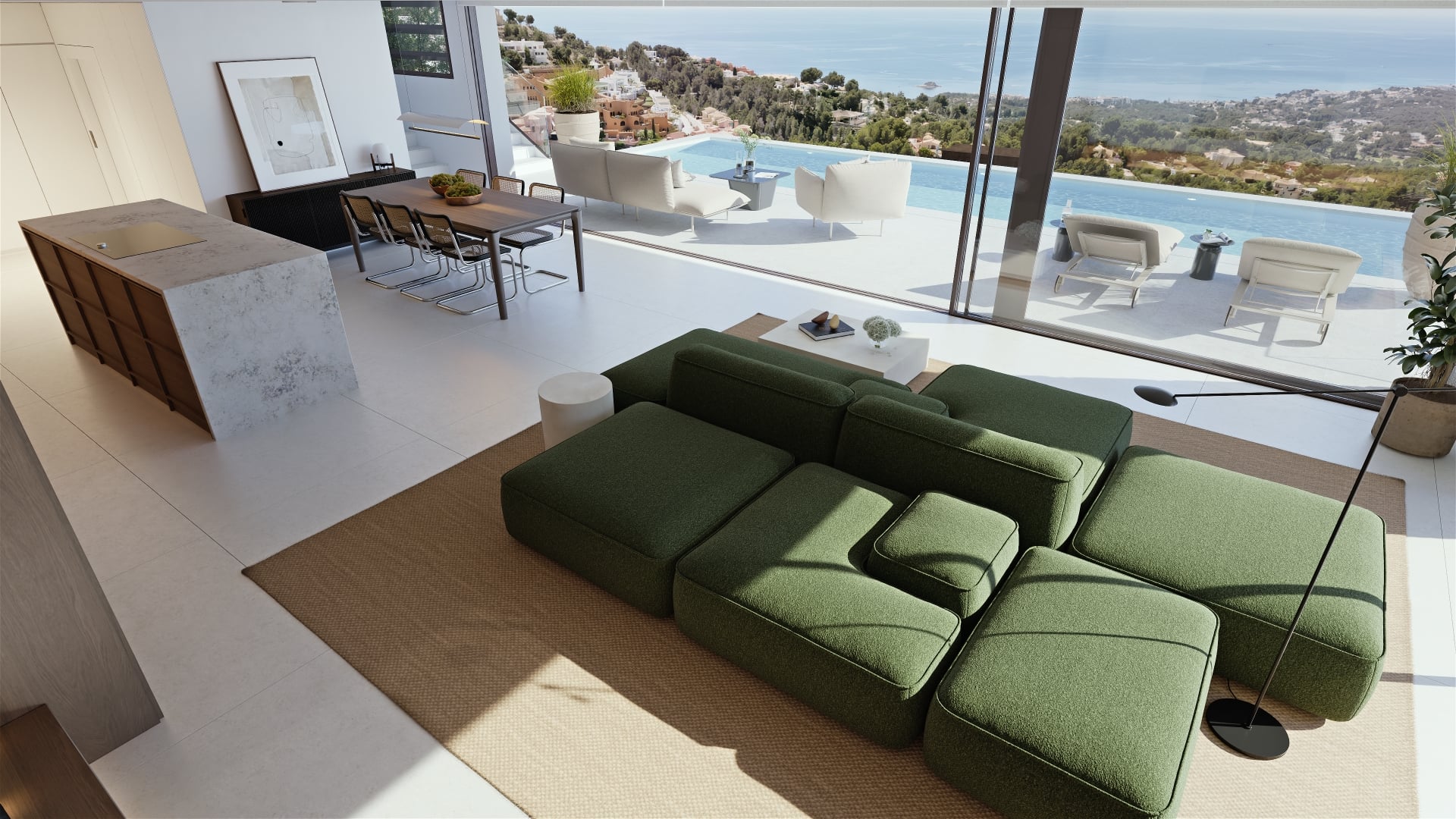 Terrace in villa for sale in Altea