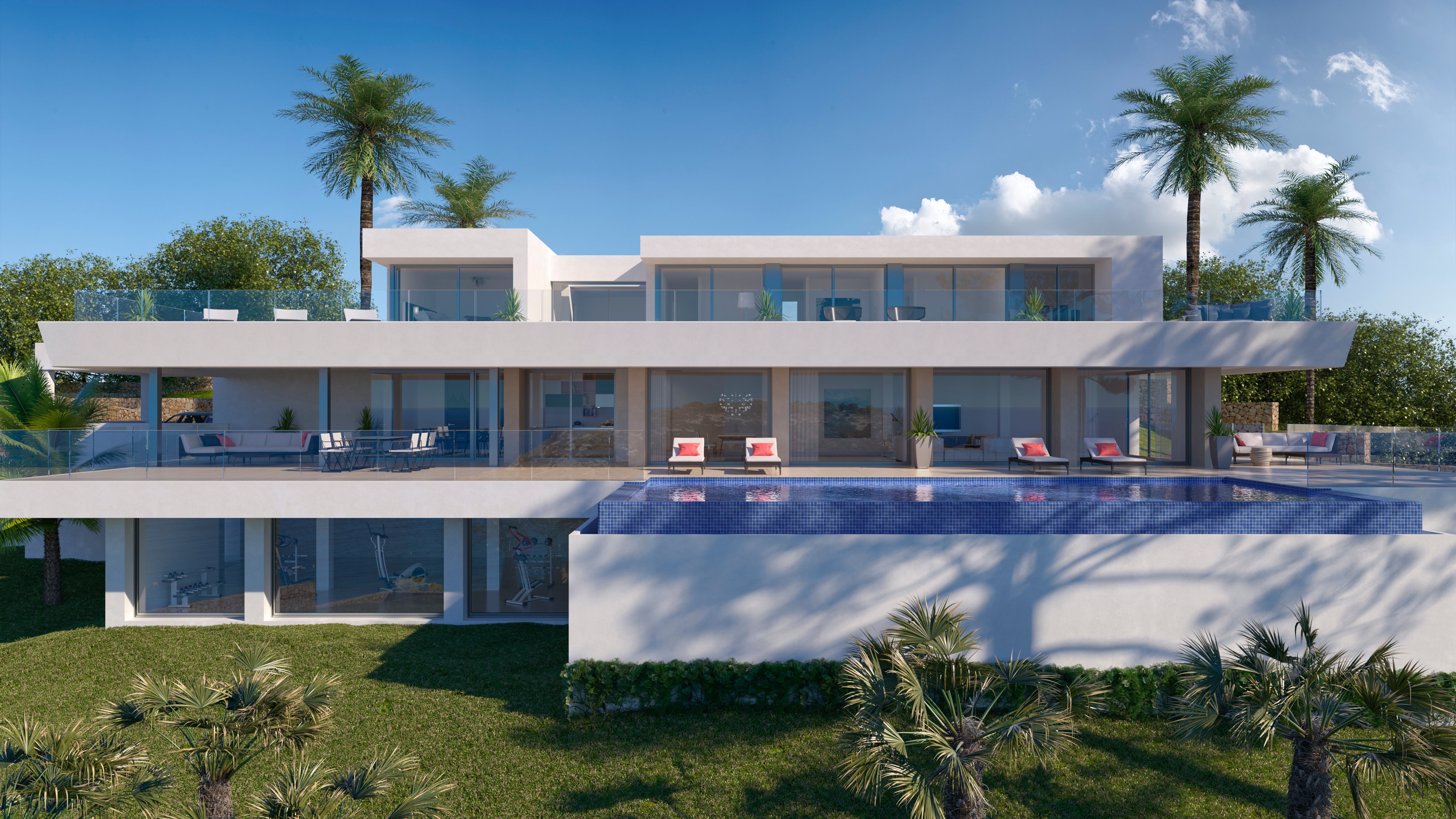 Bedroom in villa for sale in Cumbre del Sol