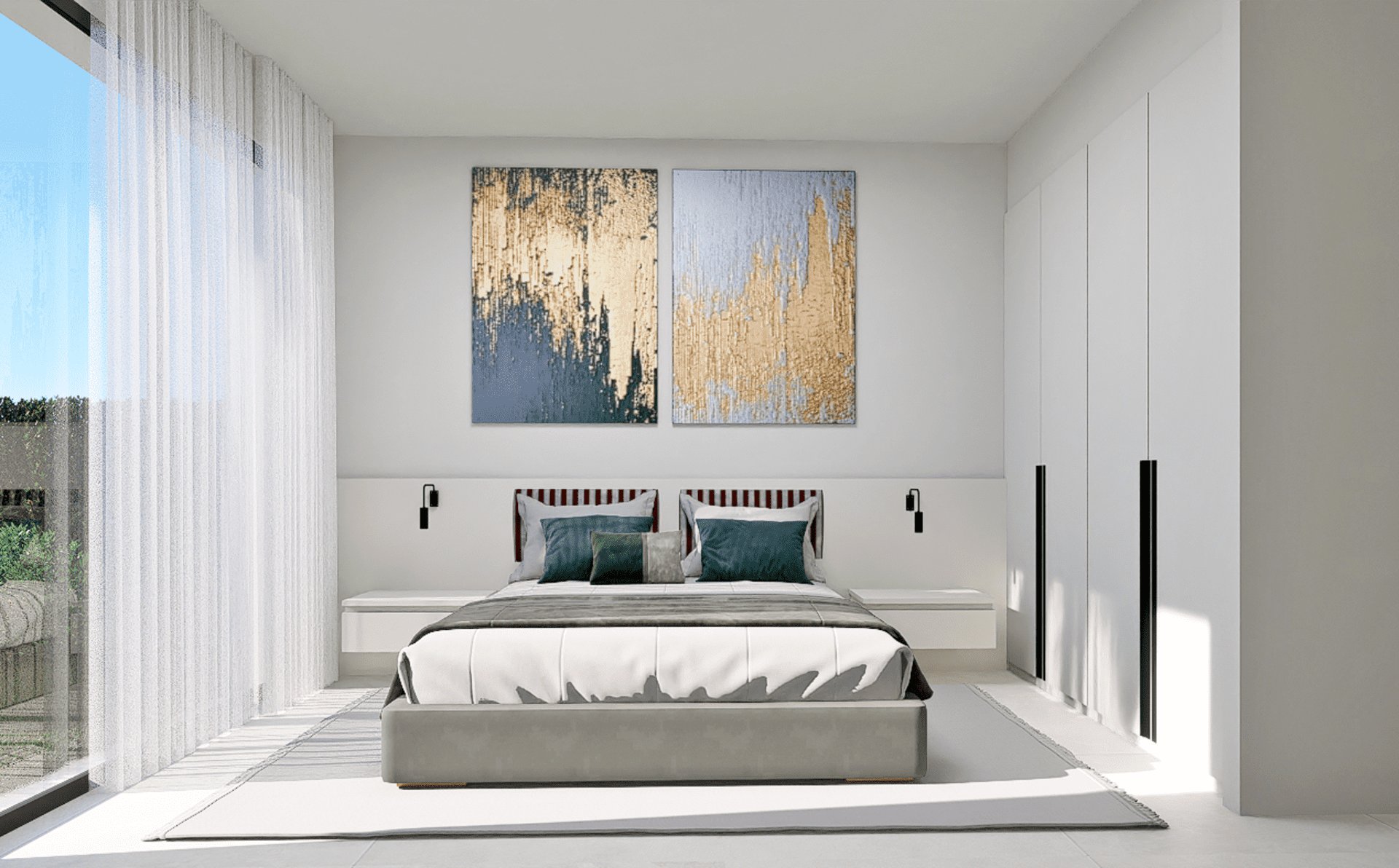 Terrace in villa for sale in Finestrat