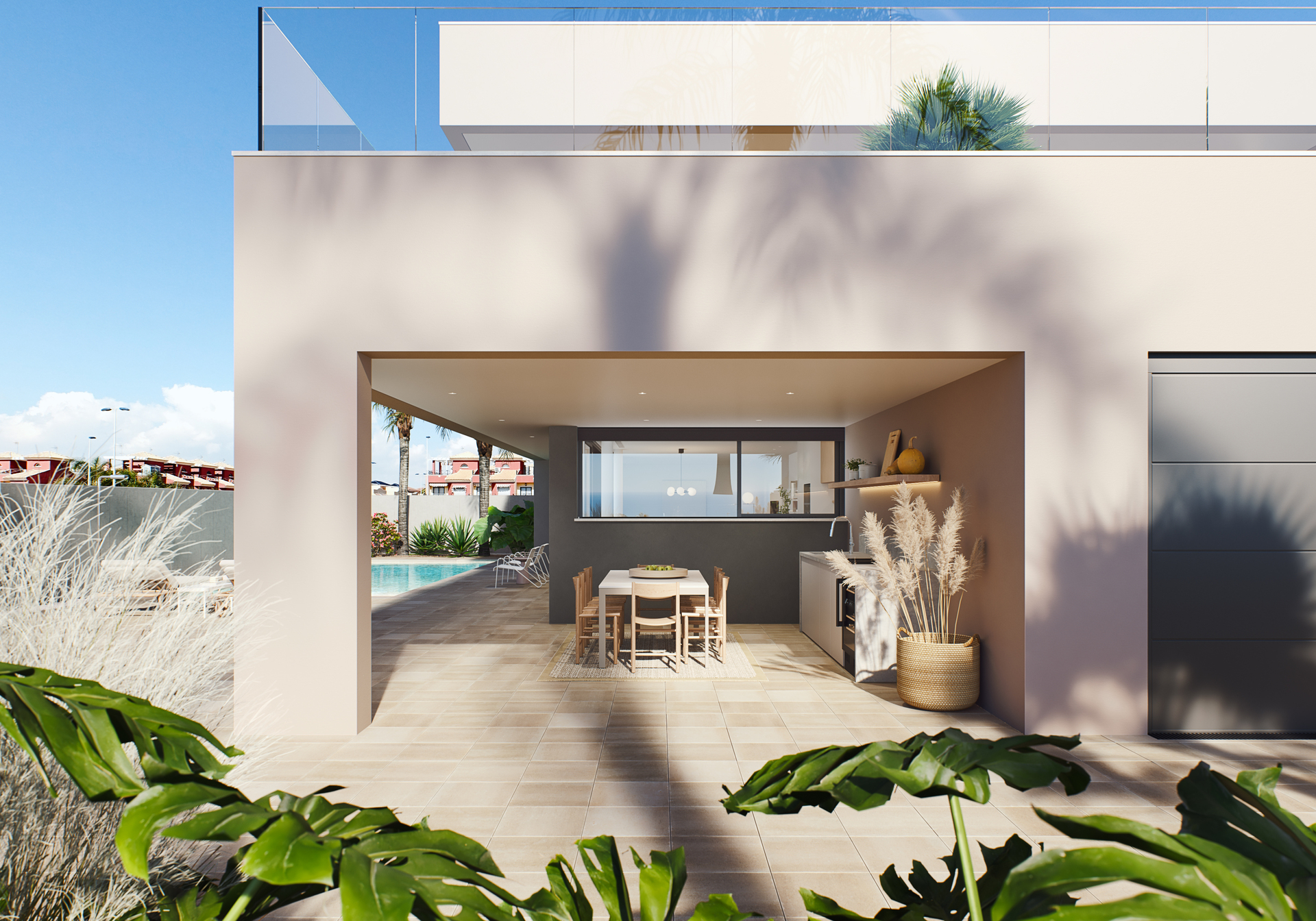 Dining area in villa for sale in Orihuela Costa
