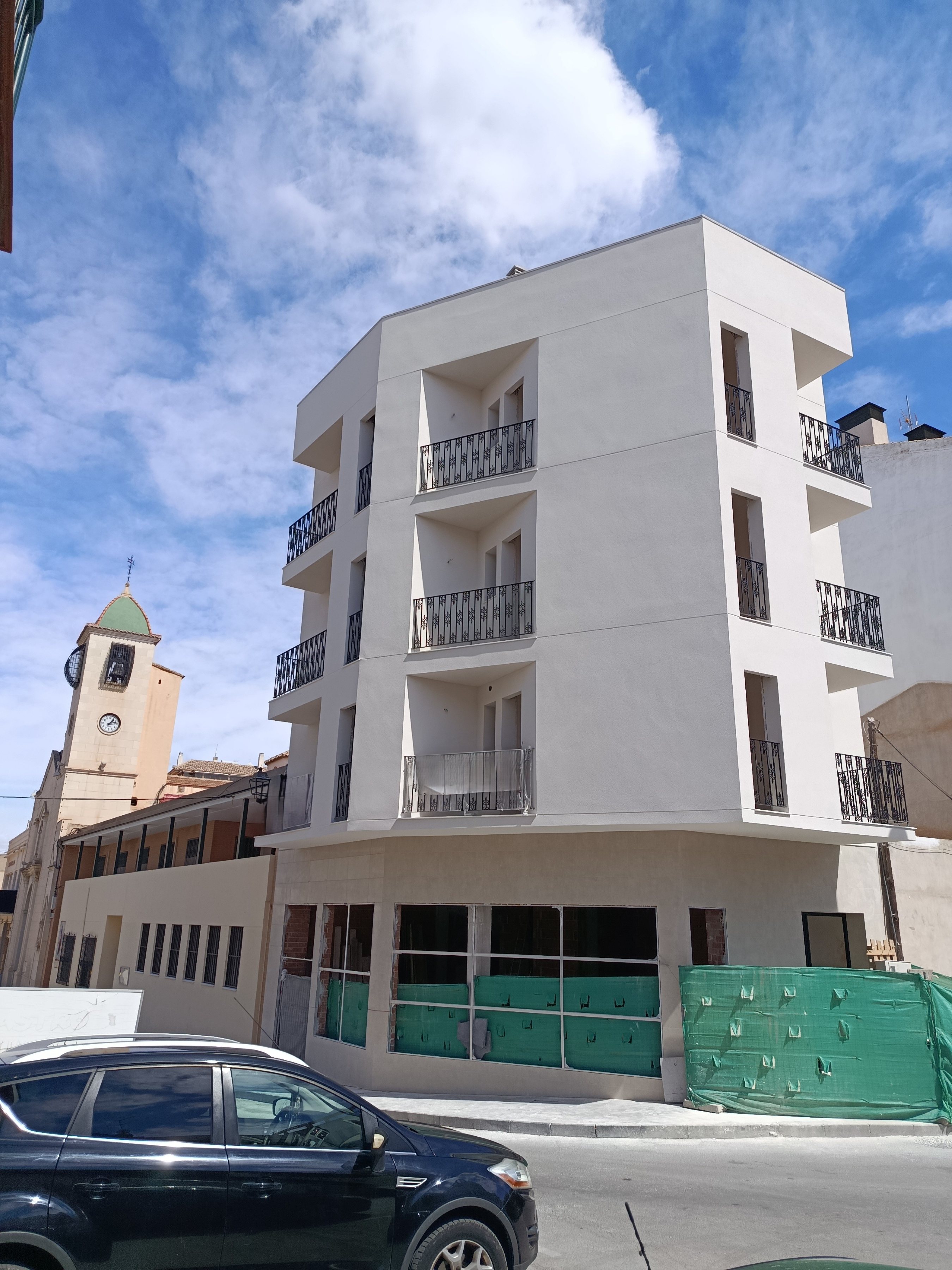 Pool area in apartment for sale in Bigastro