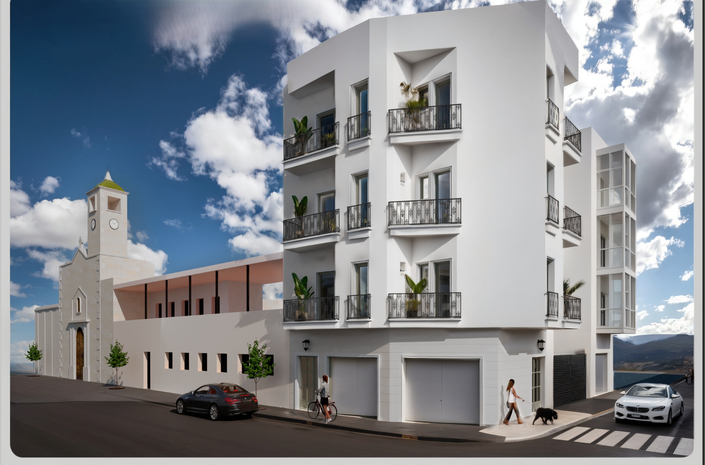 Terrace in apartment for sale in Bigastro