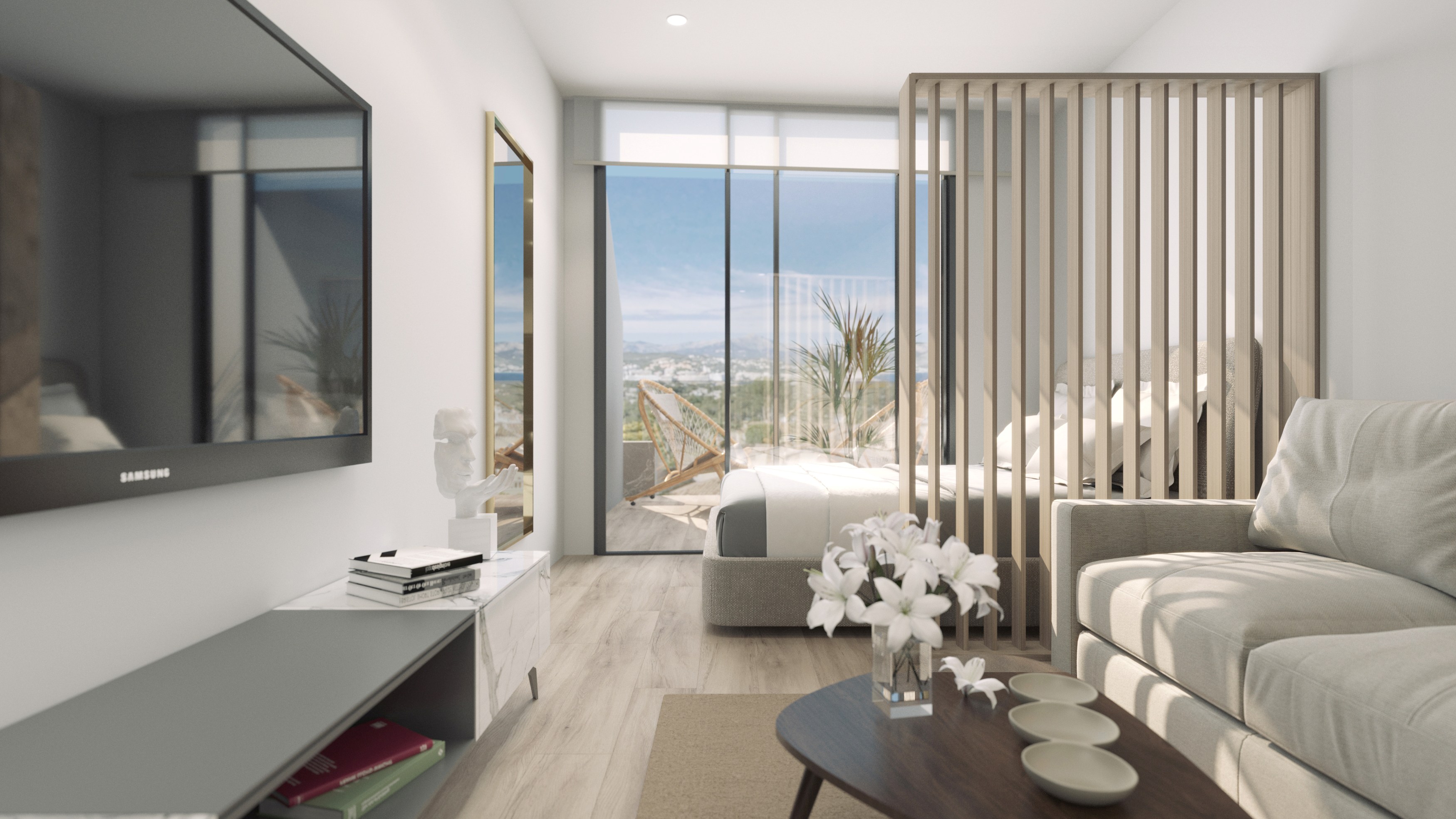 Bedroom in penthouse for sale in Torrevieja
