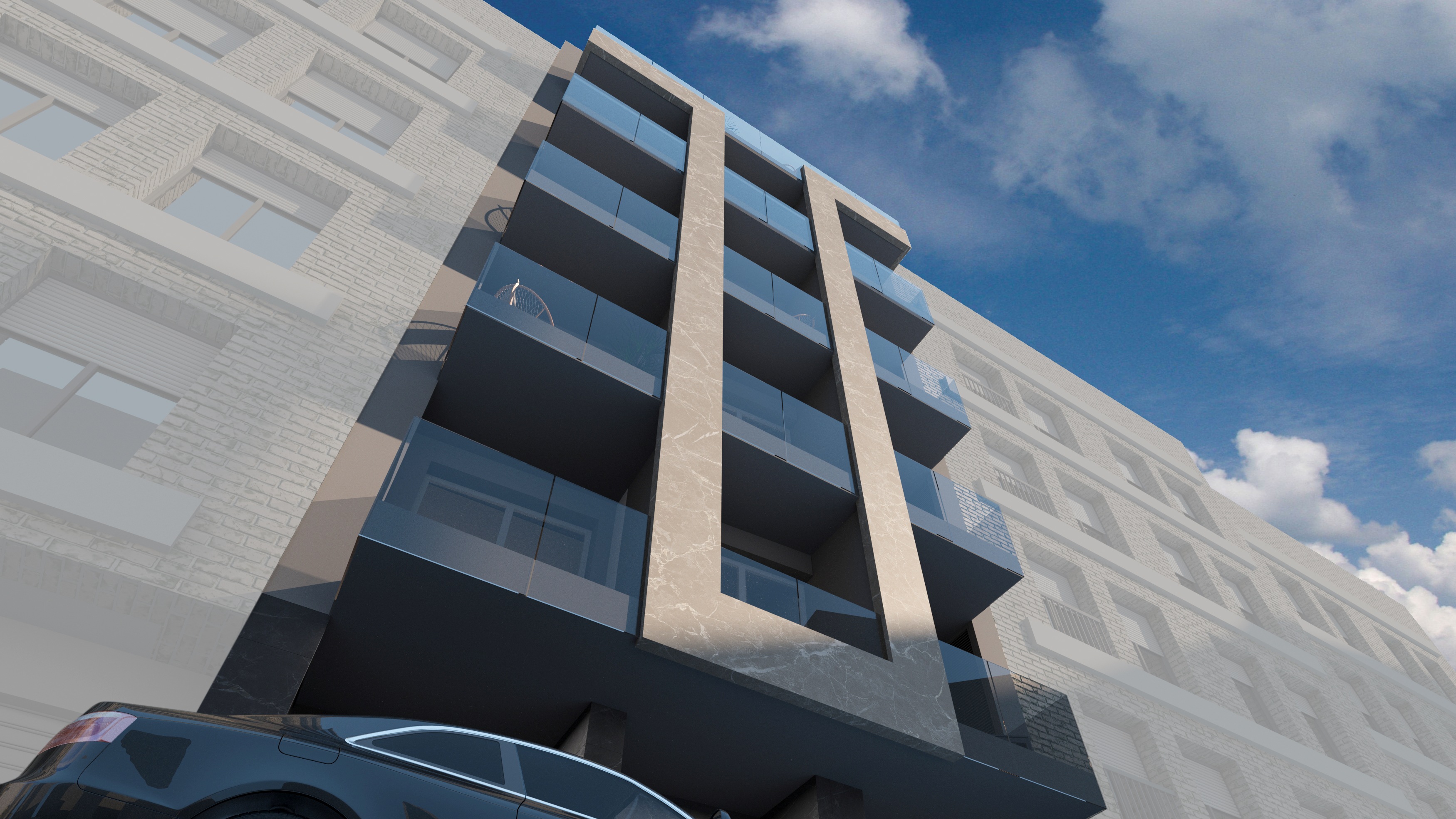 Living room in penthouse for sale in Torrevieja