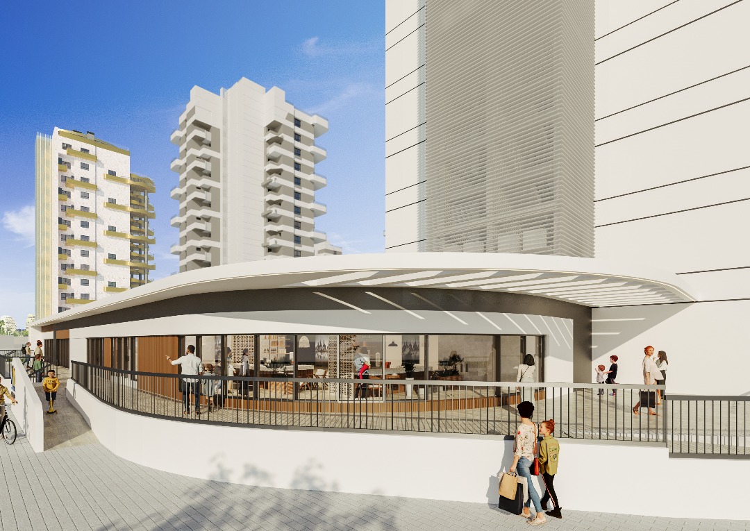 Pool area in apartment for sale in Calpe