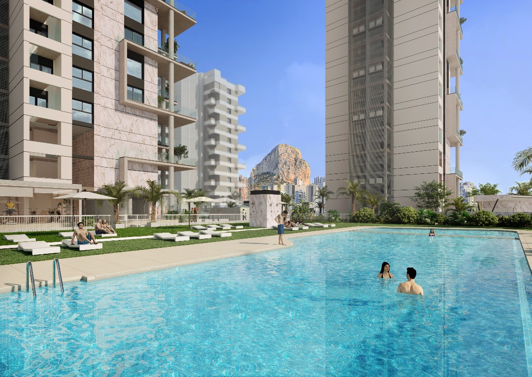 Dining area in apartment for sale in Calpe