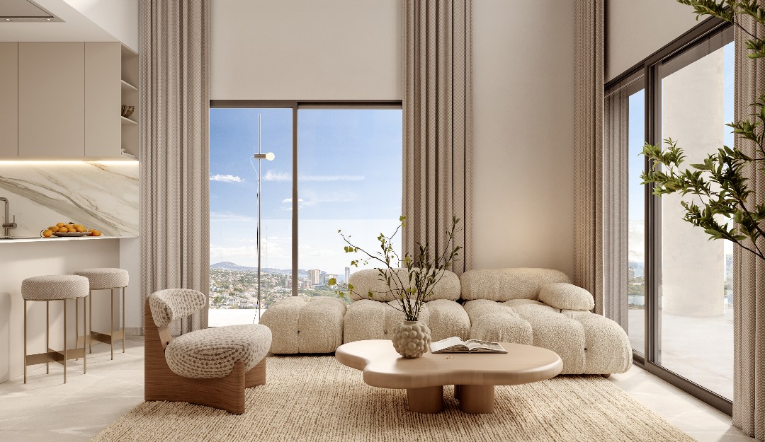 Master bedroom in apartment for sale in Calpe