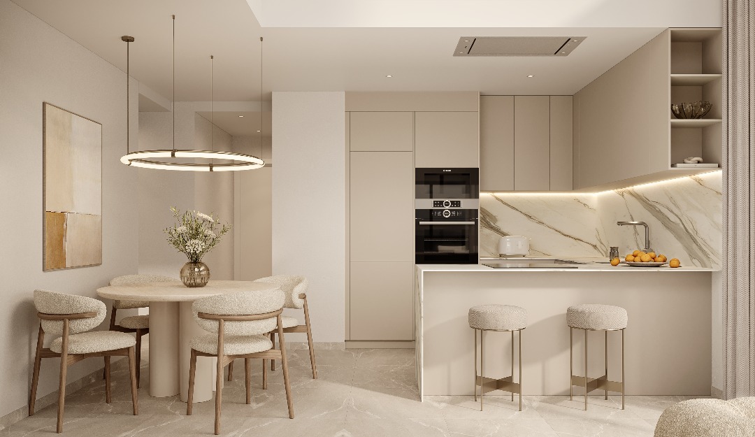 Living room in apartment for sale in Calpe