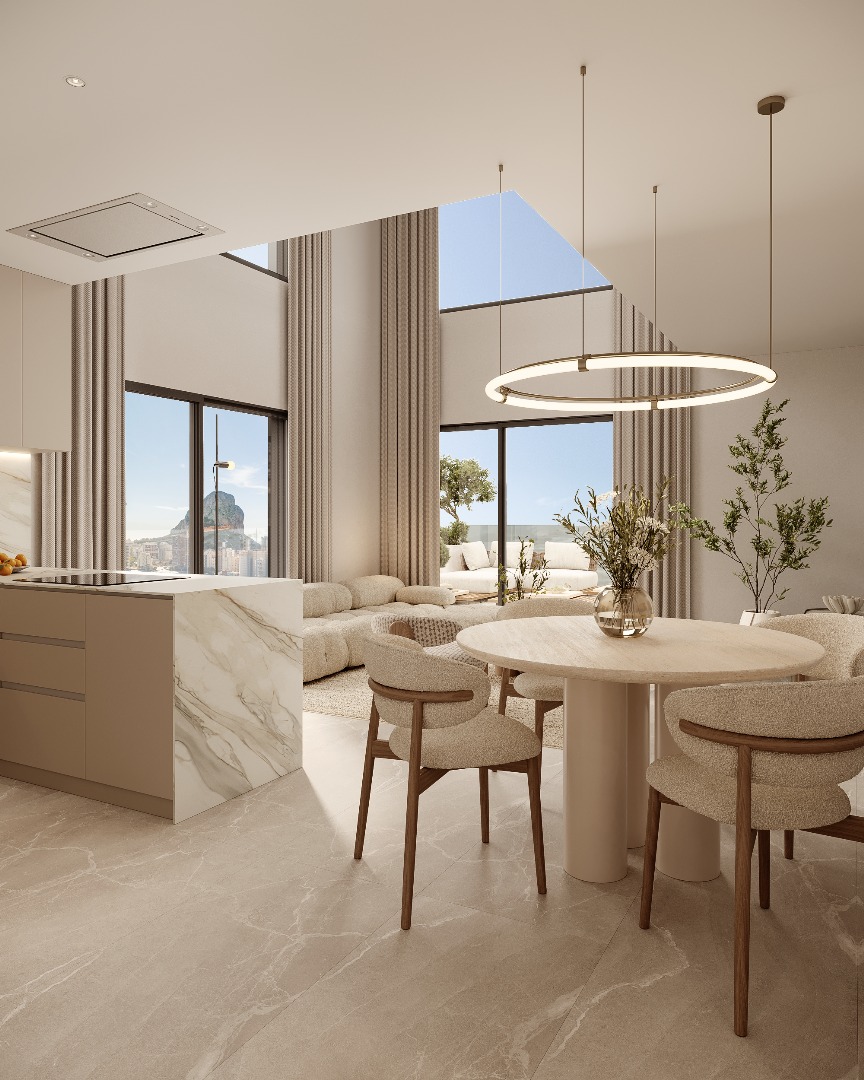 Kitchen in penthouse for sale in Calpe