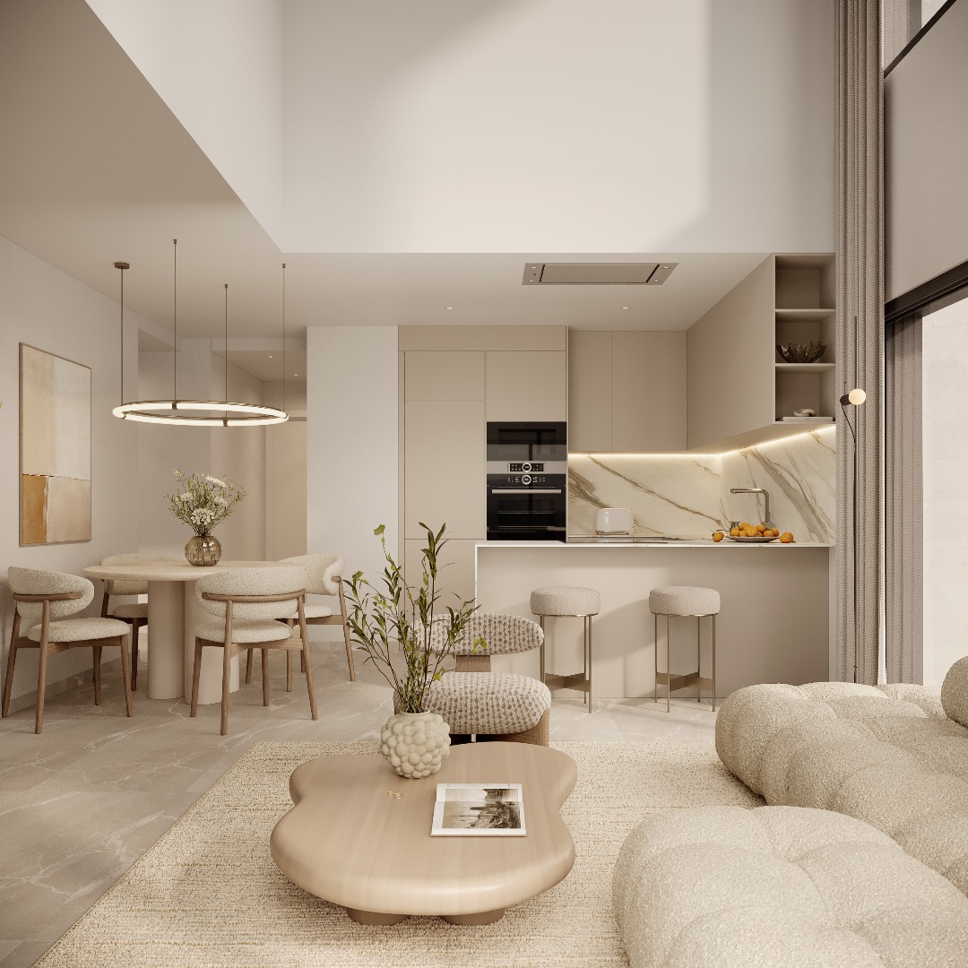 Master bedroom in penthouse for sale in Calpe