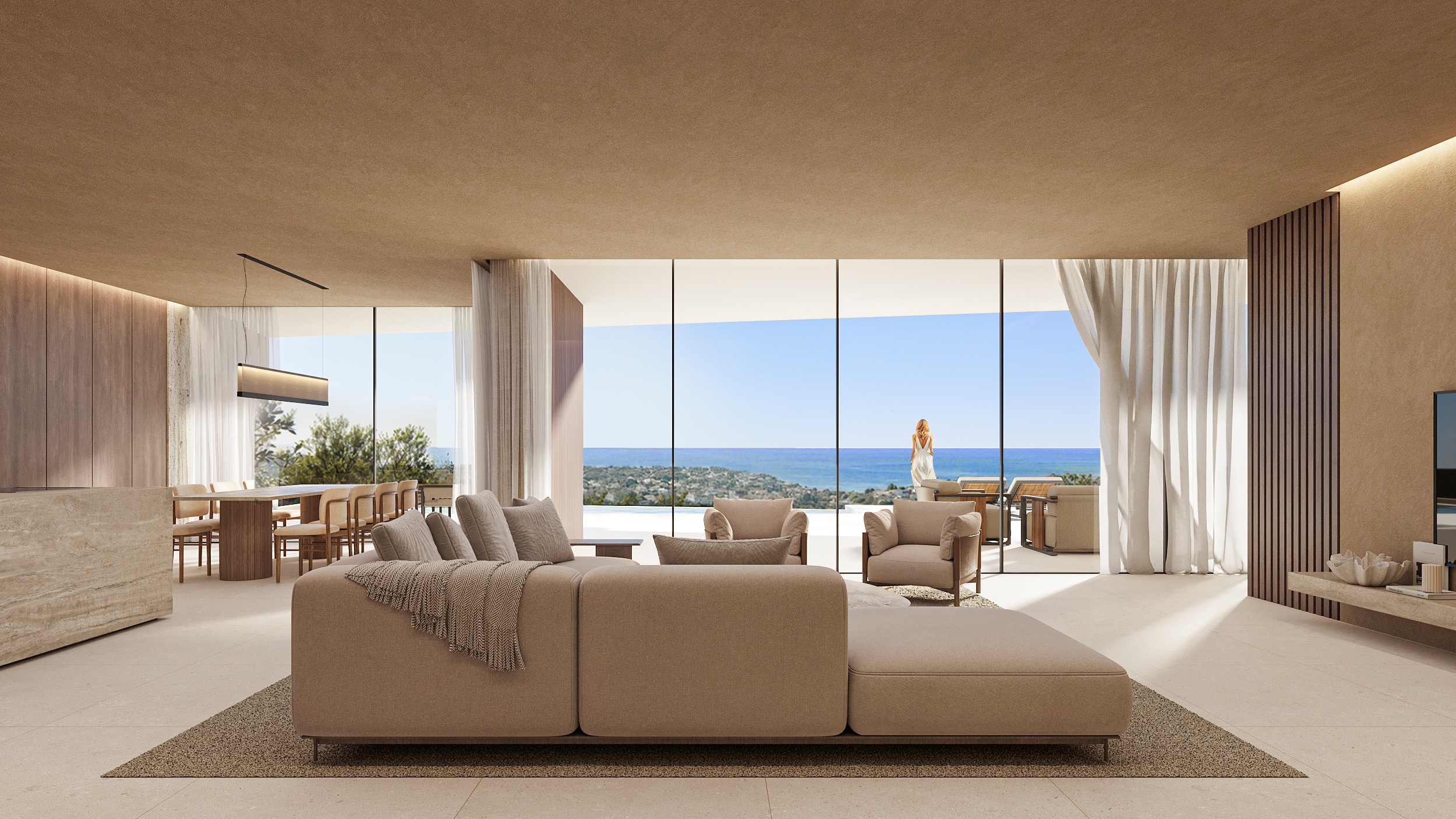 Terrace in villa for sale in Benissa