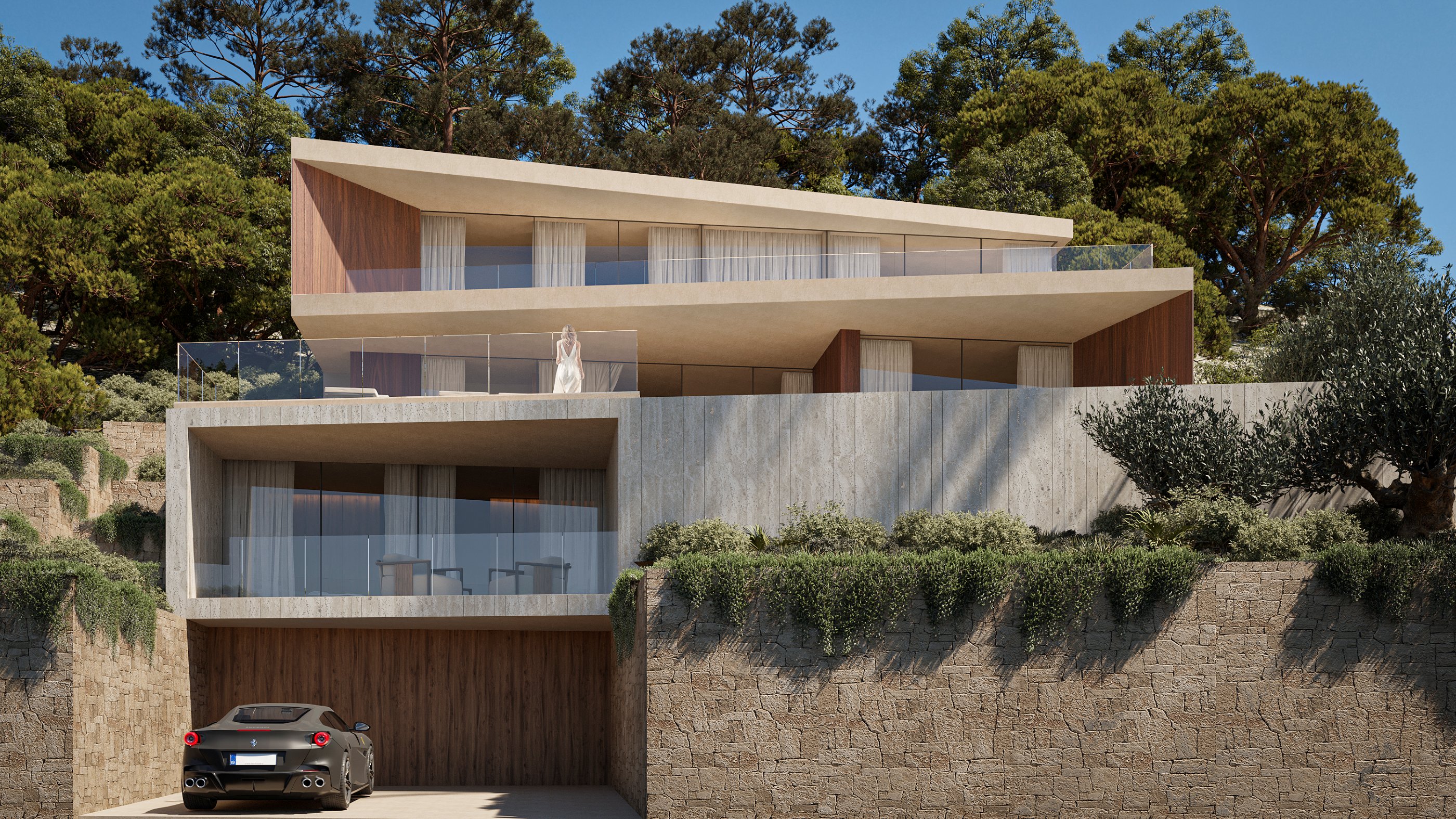 Terrace in villa for sale in Benissa