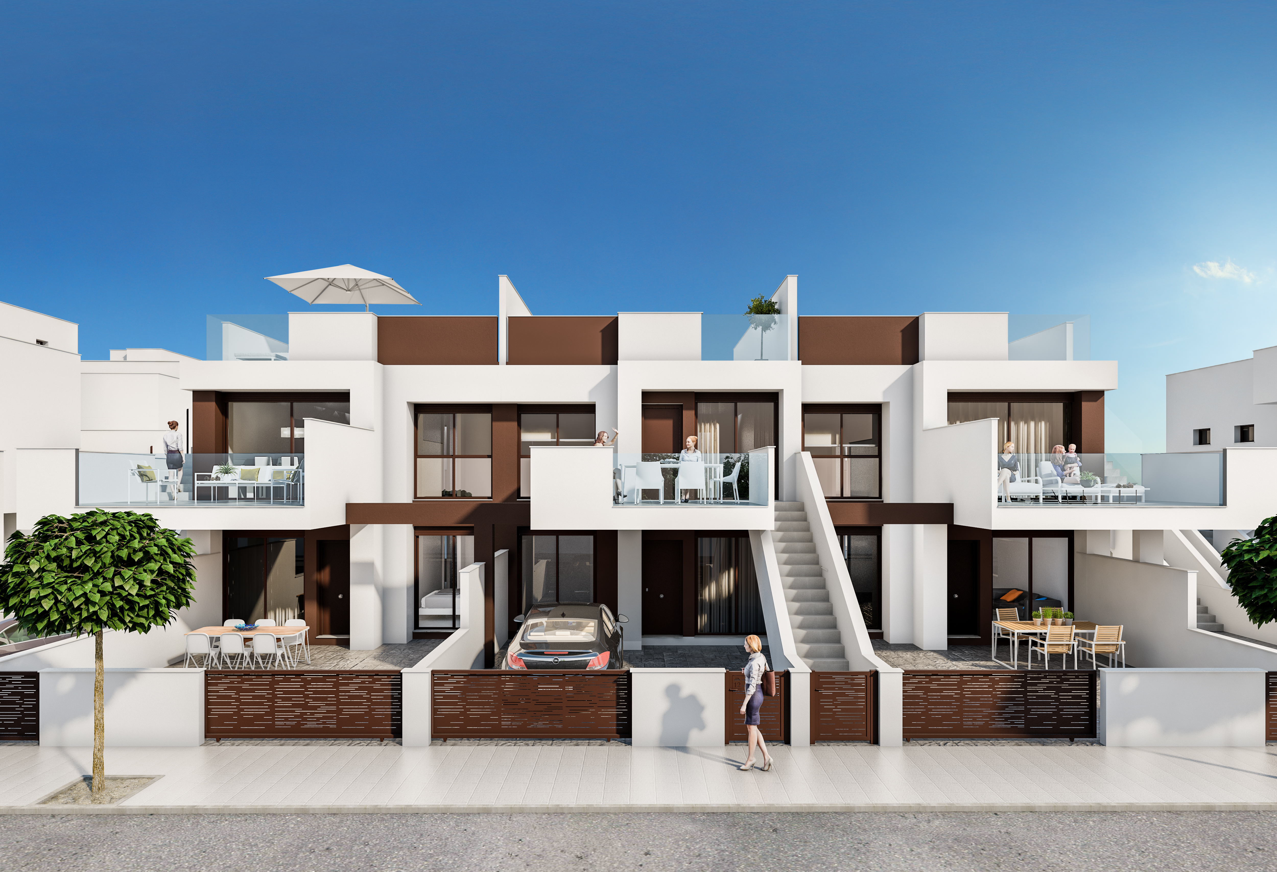 Garden in low_bungalow for sale in Pilar de la Horadada