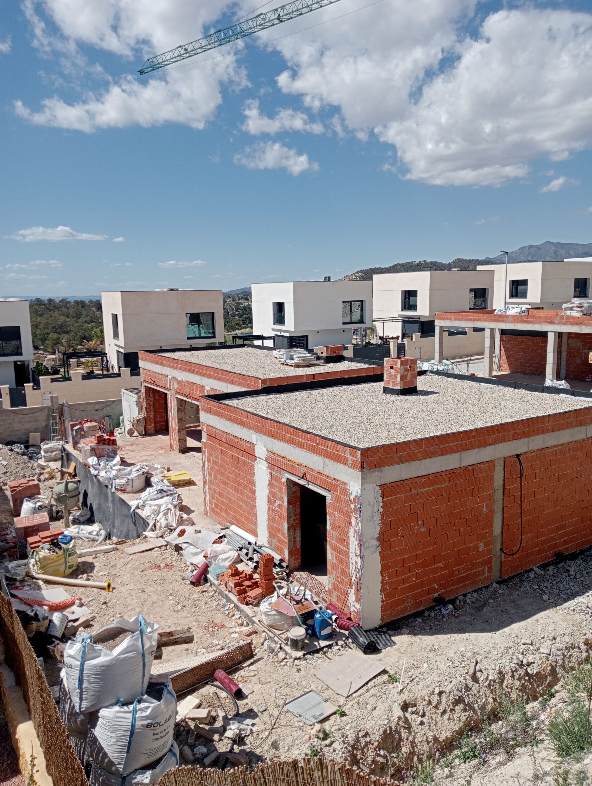 Terrace in villa for sale in Finestrat