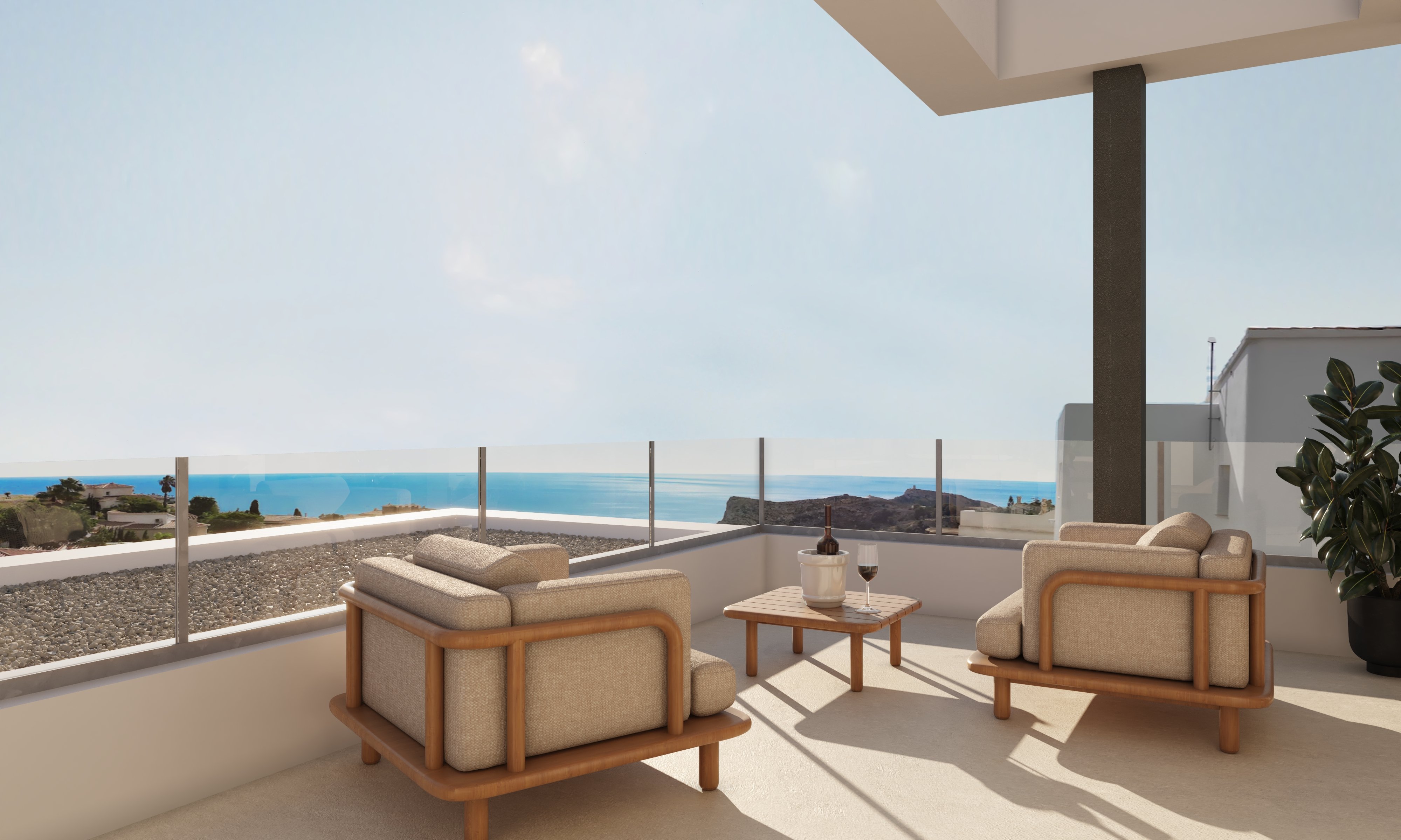 Bedroom in villa for sale in Cumbre del Sol