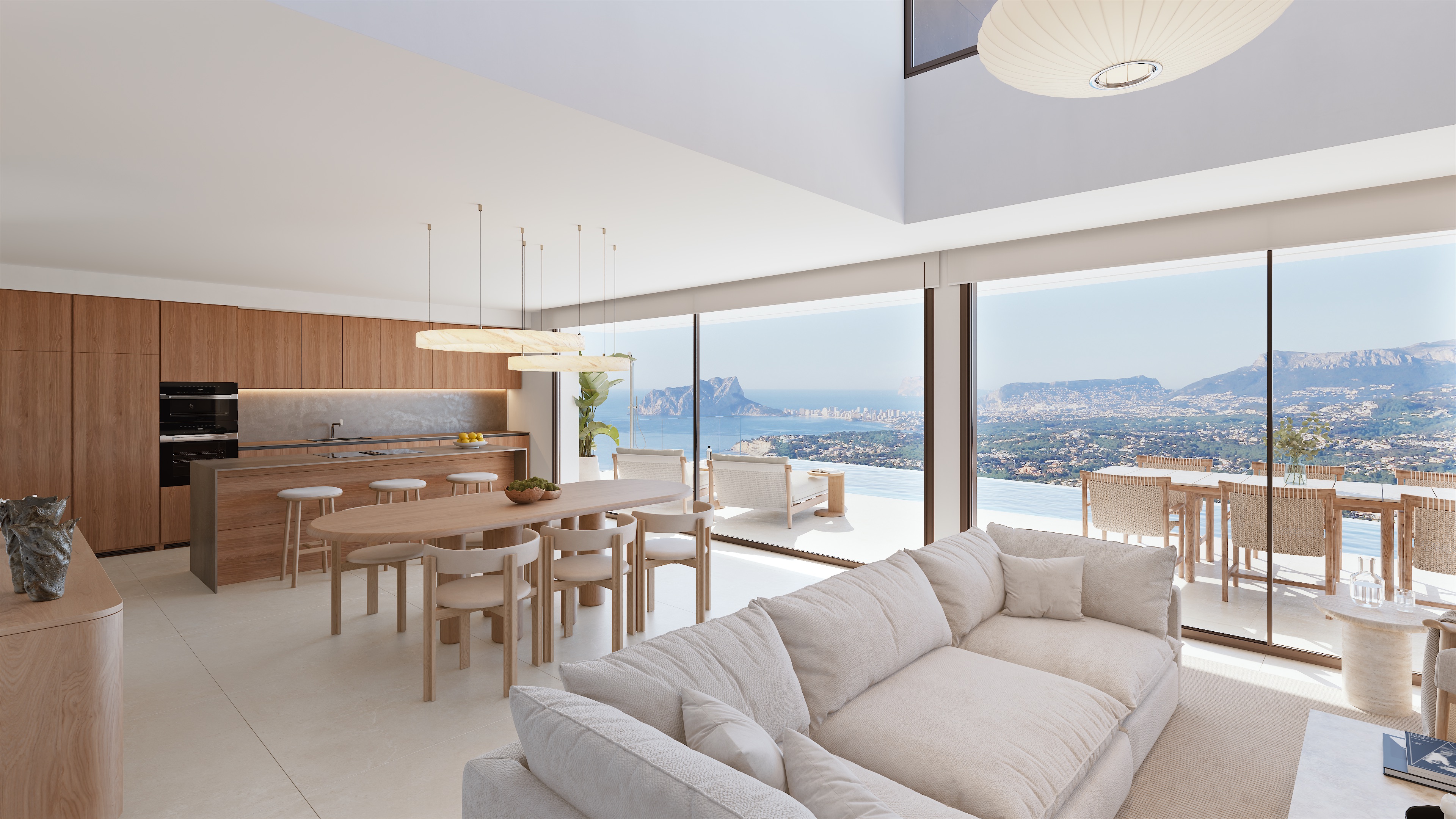 Exterior view in villa for sale in Cumbre del Sol