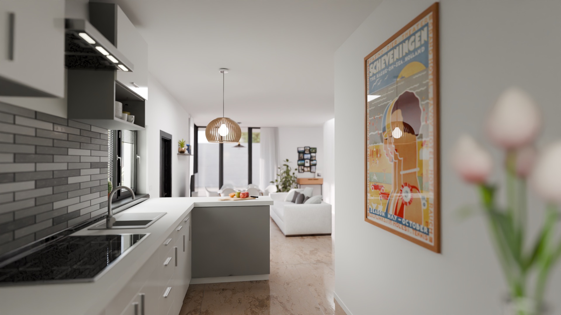Kitchen in villa for sale in Gran Alacant