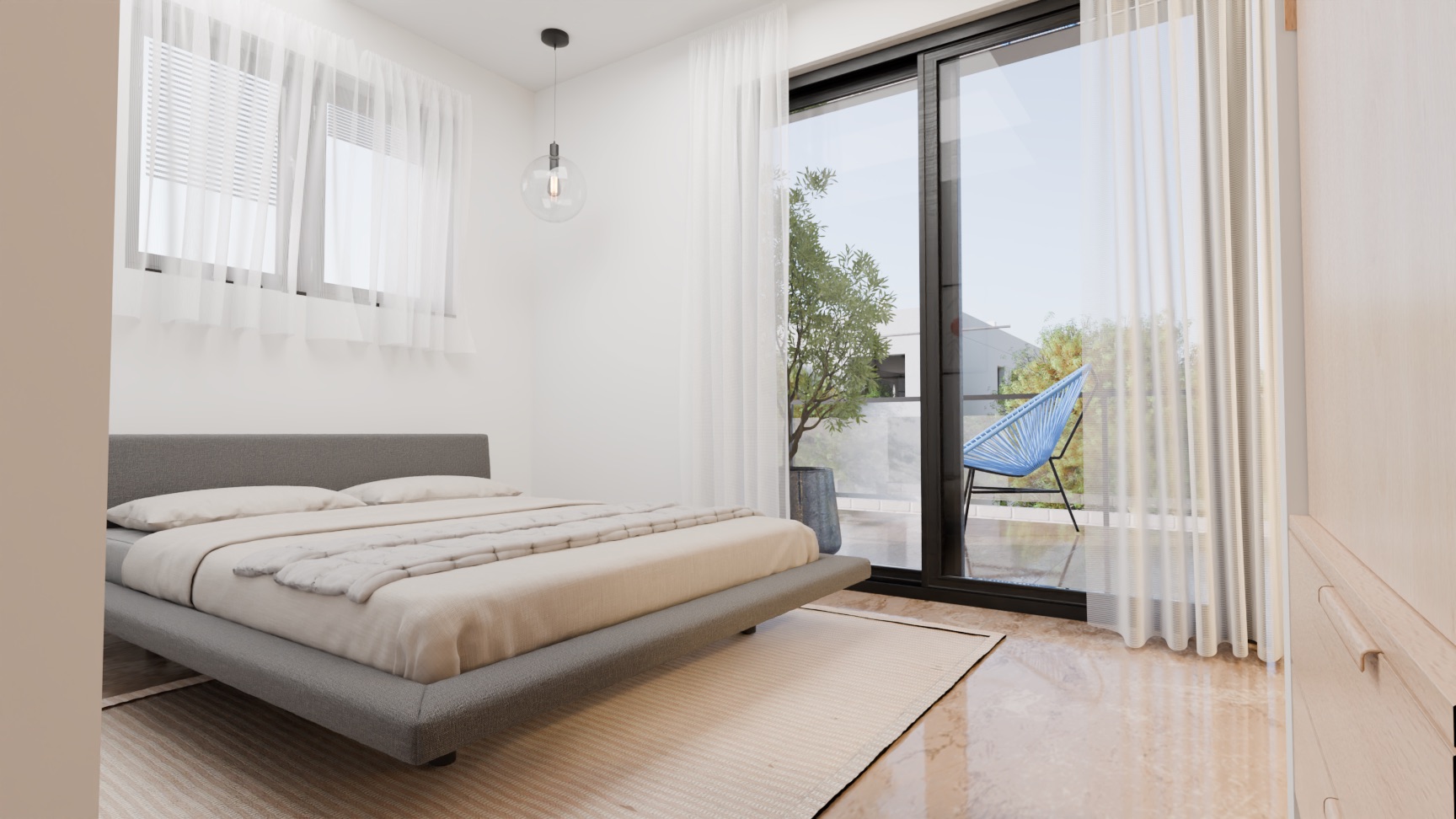 Bedroom in villa for sale in Gran Alacant