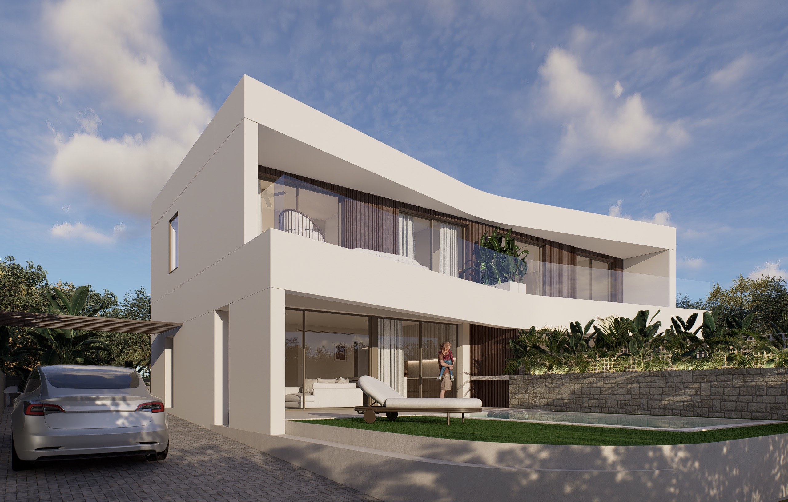 Exterior view in villa for sale in Gran Alacant
